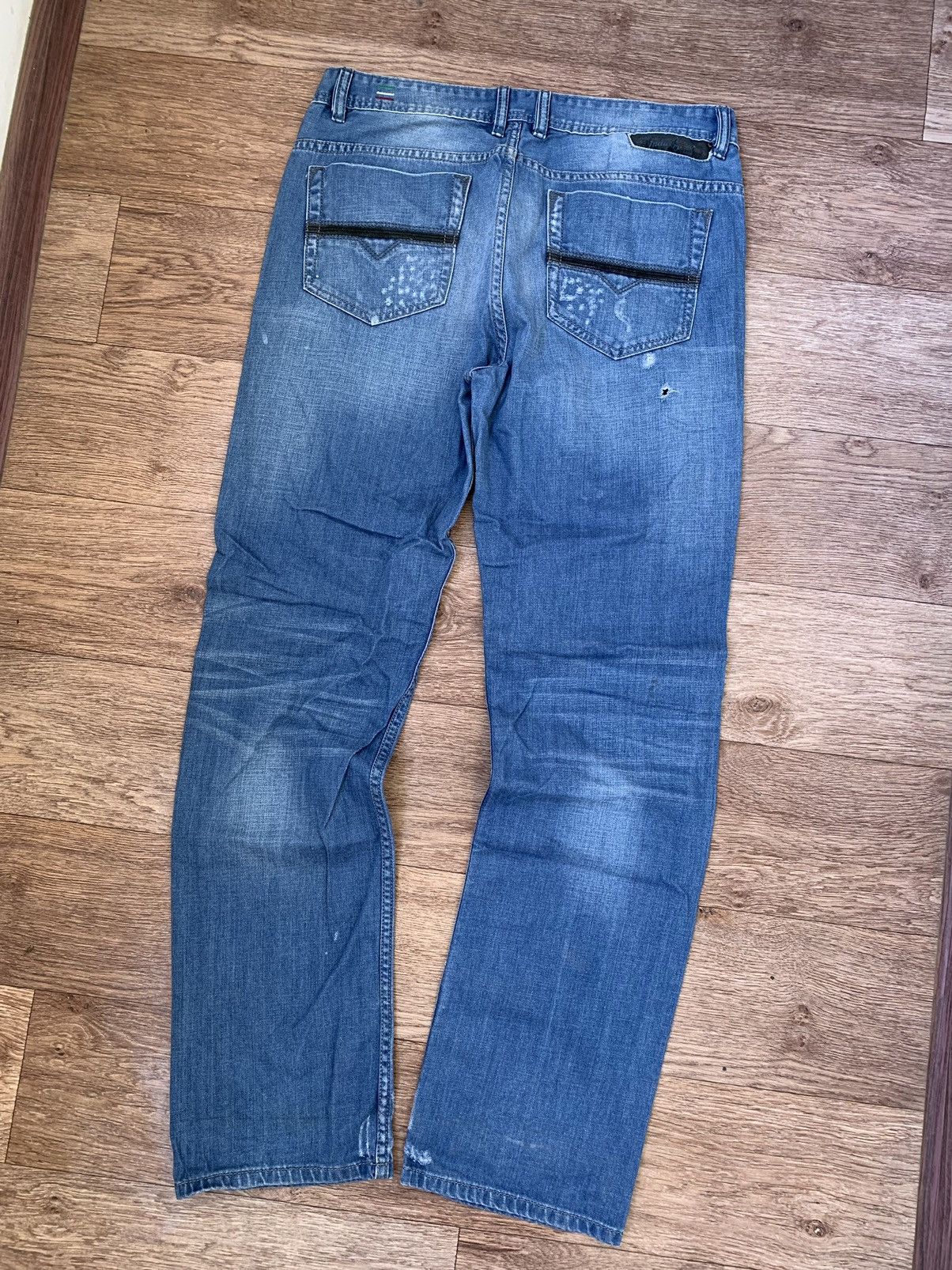 Diesel × Vintage Diesel Distressed Safado Jeans W36 L34 Size US 36 / EU 52 - 7 Thumbnail