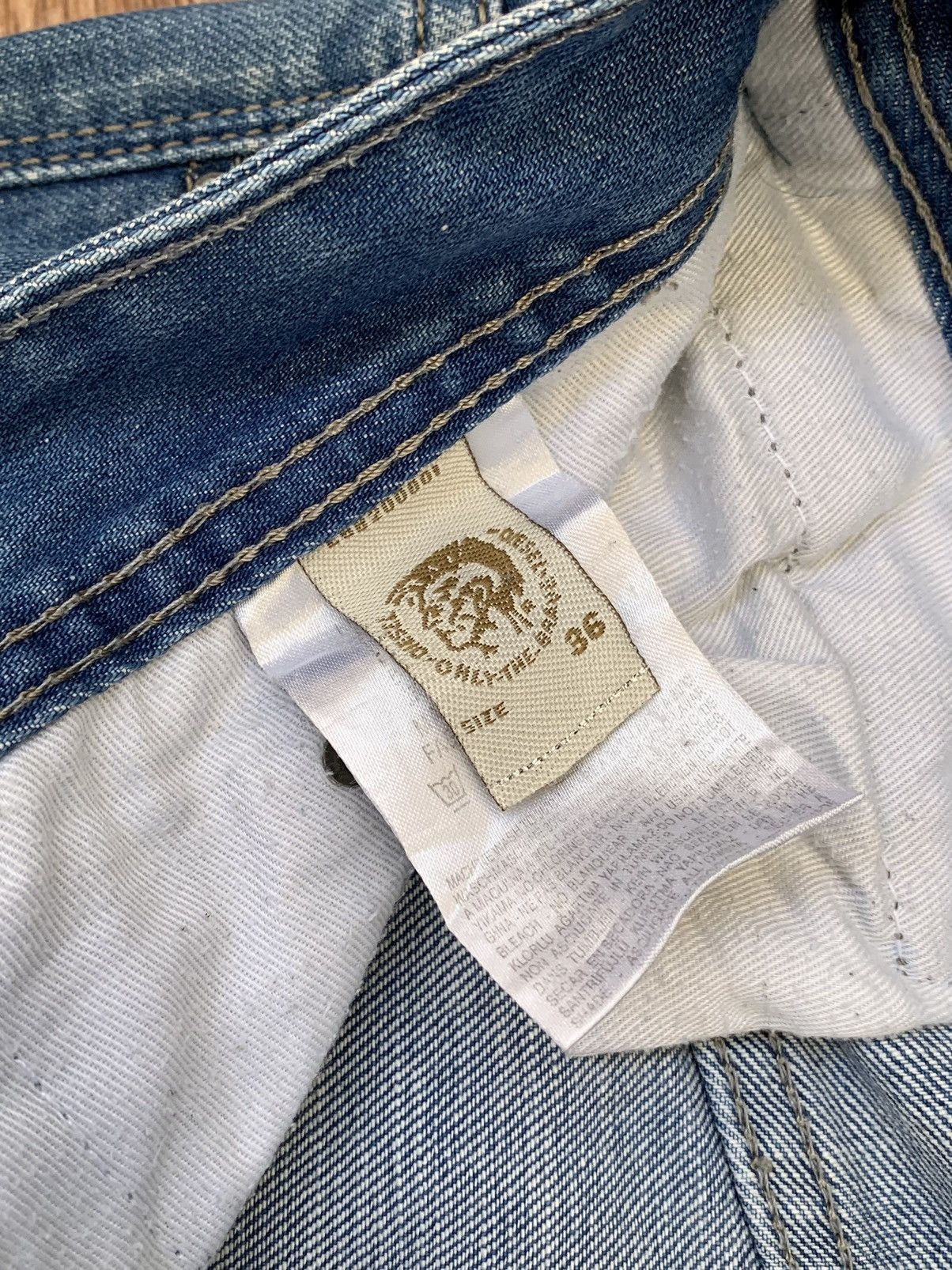 Diesel × Vintage Diesel Distressed Safado Jeans W36 L34 Size US 36 / EU 52 - 12 Thumbnail