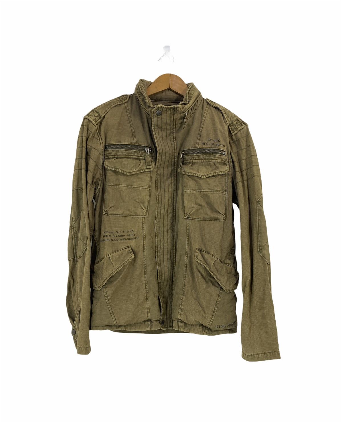 Avirex Avirex MFG Military Jacket Tactical Utility Pocket Design Size US XL / EU 56 / 4 - 1 Thumbnail
