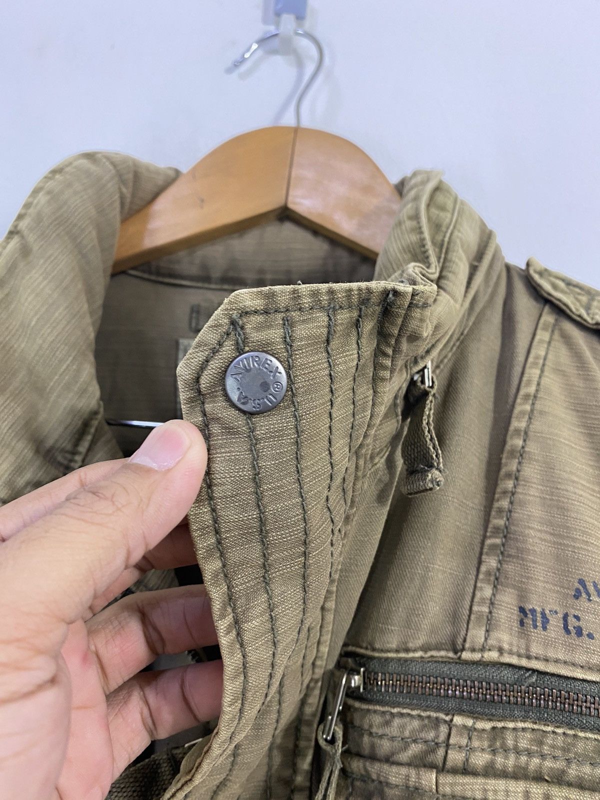 Avirex Avirex MFG Military Jacket Tactical Utility Pocket Design Size US XL / EU 56 / 4 - 10 Thumbnail