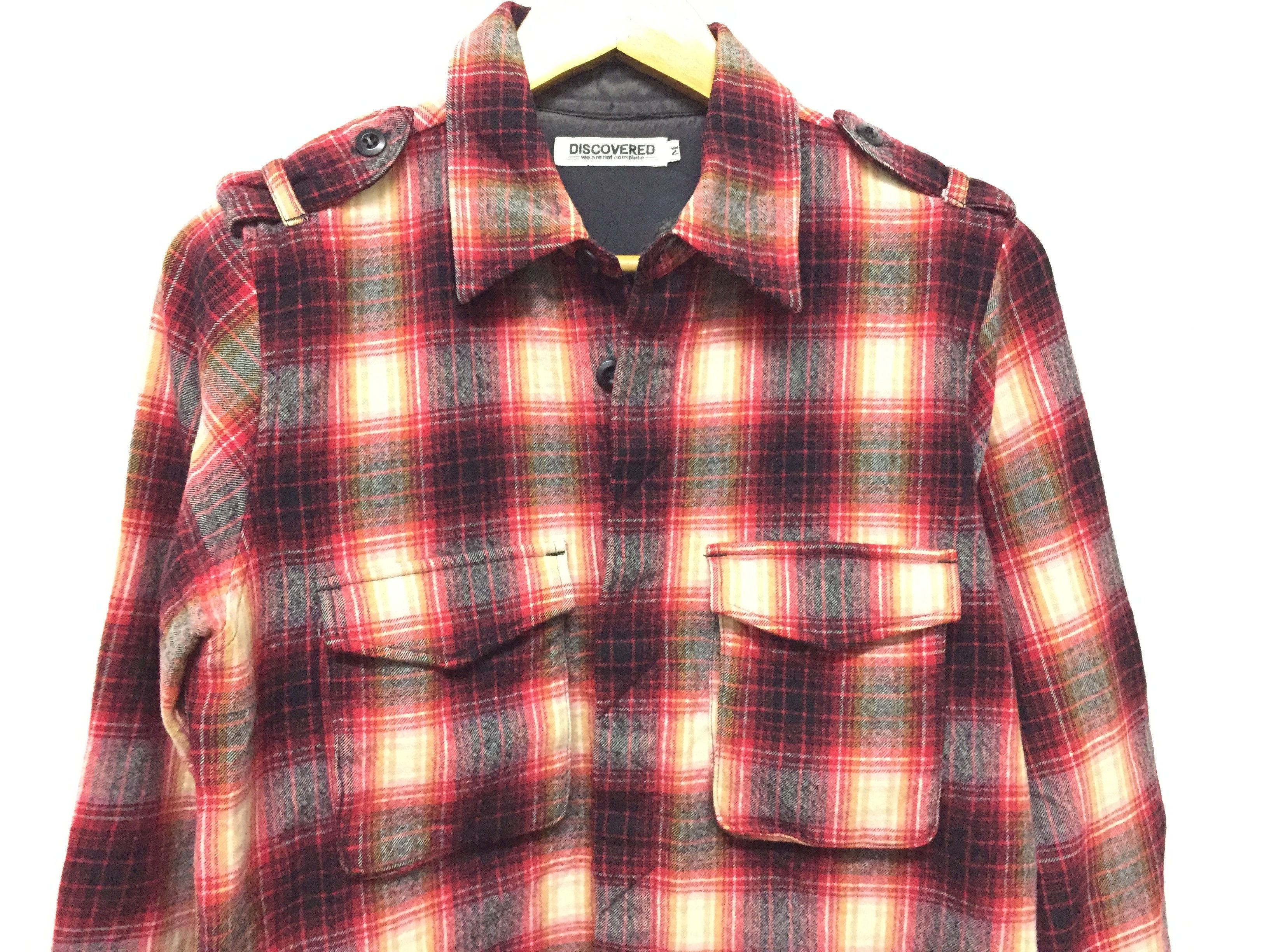 DISCOVERED Discovered japan tartan Cobain travis scott flannel Size US S / EU 44-46 / 1 - 3 Thumbnail