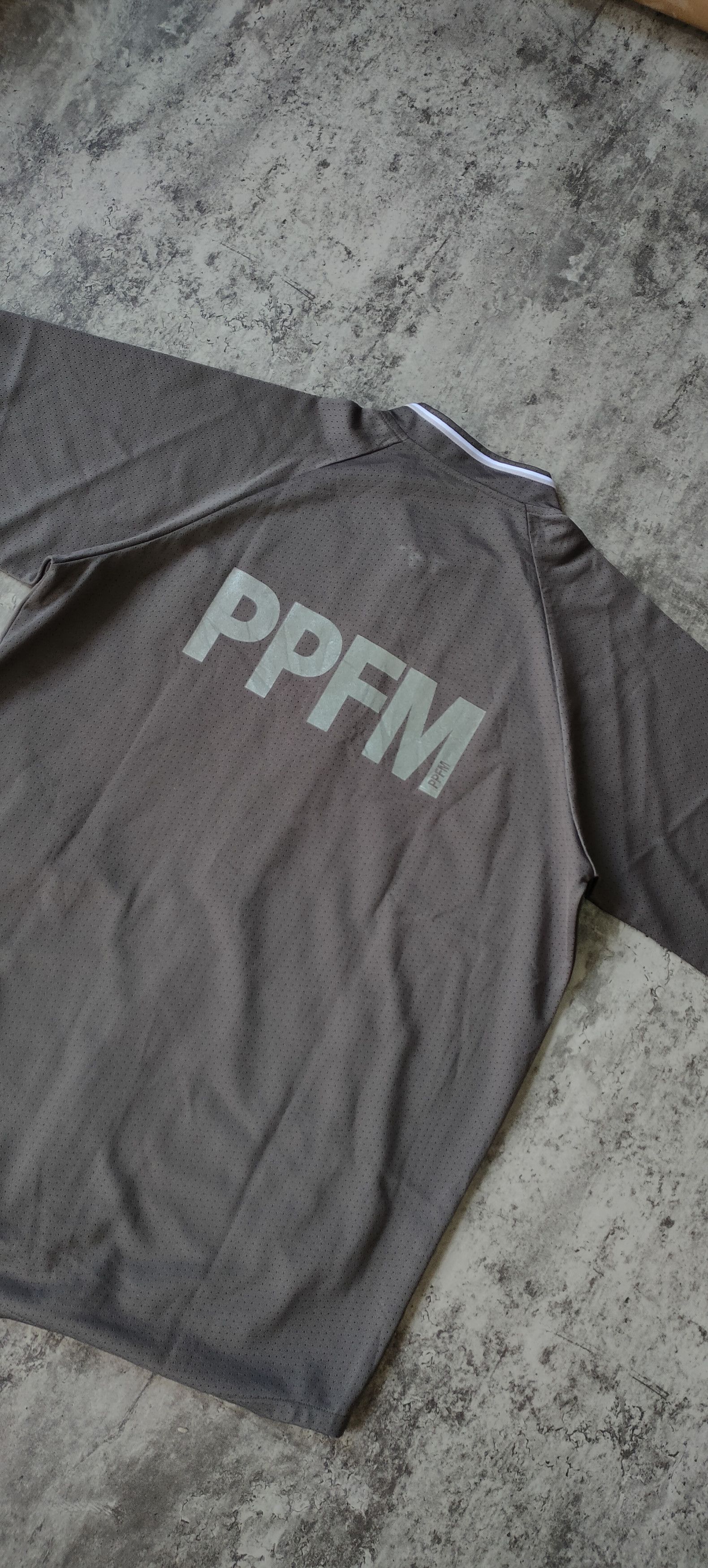Japanese Brand × PPFM Vintage PPFM Japanese brand shirt jersey big logo Size US L / EU 52-54 / 3 - 6 Thumbnail