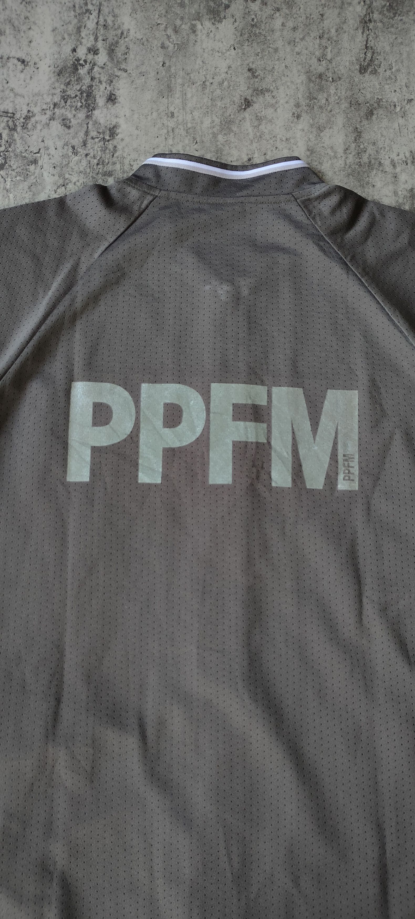 Japanese Brand × PPFM Vintage PPFM Japanese brand shirt jersey big logo Size US L / EU 52-54 / 3 - 7 Thumbnail