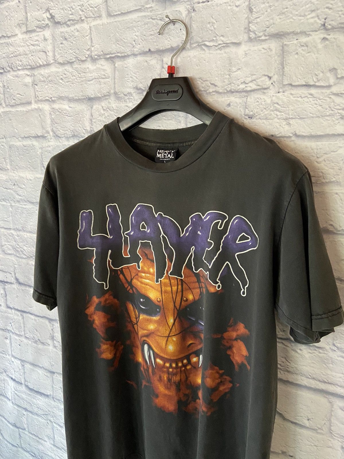 Band Tees (L) SLAYER VINTAGE BOOTLEG TEE Size US L / EU 52-54 / 3 - 2 Thumbnail
