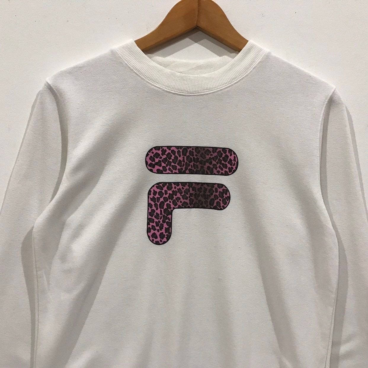 Fila vintage fila big logo jumper pullover sweatshirt Size US M / EU 48-50 / 2 - 3 Thumbnail