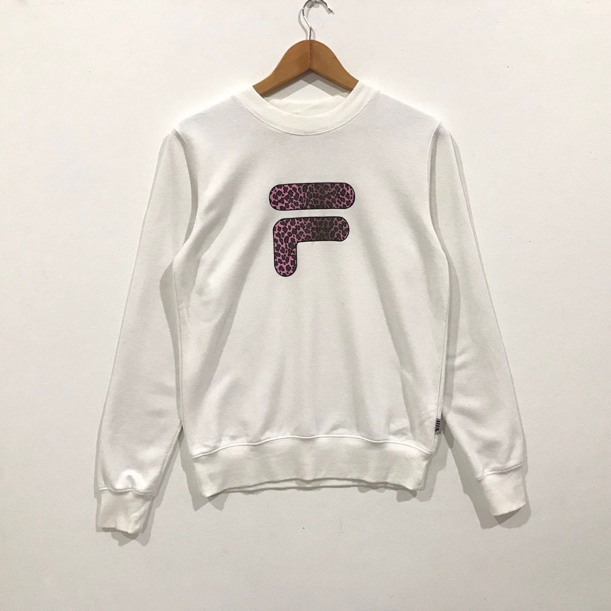 Fila vintage fila big logo jumper pullover sweatshirt Size US M / EU 48-50 / 2 - 1 Thumbnail