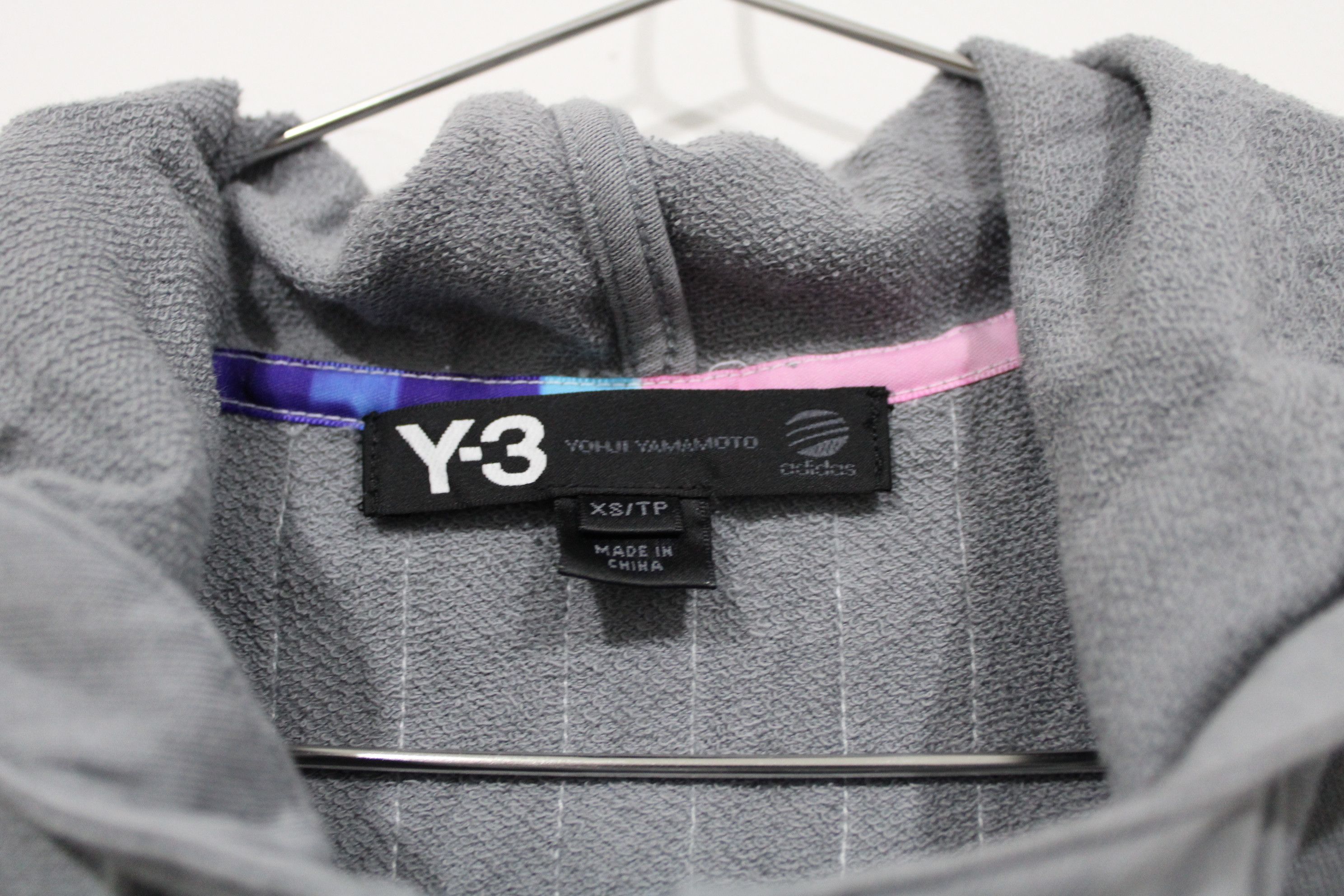 Adidas Adidas Y3 Yohji Yamamoto Grey Hoodie Size US XS / EU 42 / 0 - 6 Thumbnail