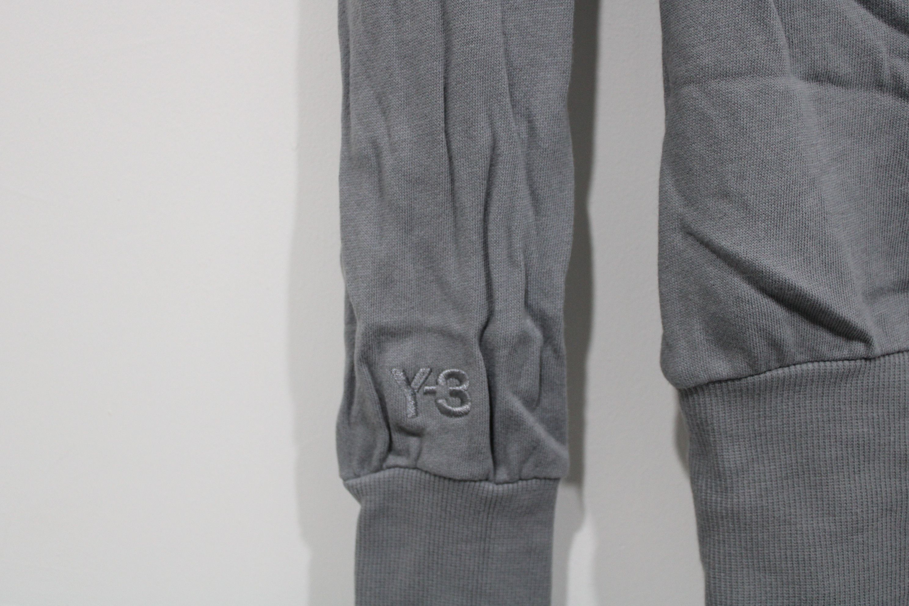Adidas Adidas Y3 Yohji Yamamoto Grey Hoodie Size US XS / EU 42 / 0 - 5 Thumbnail