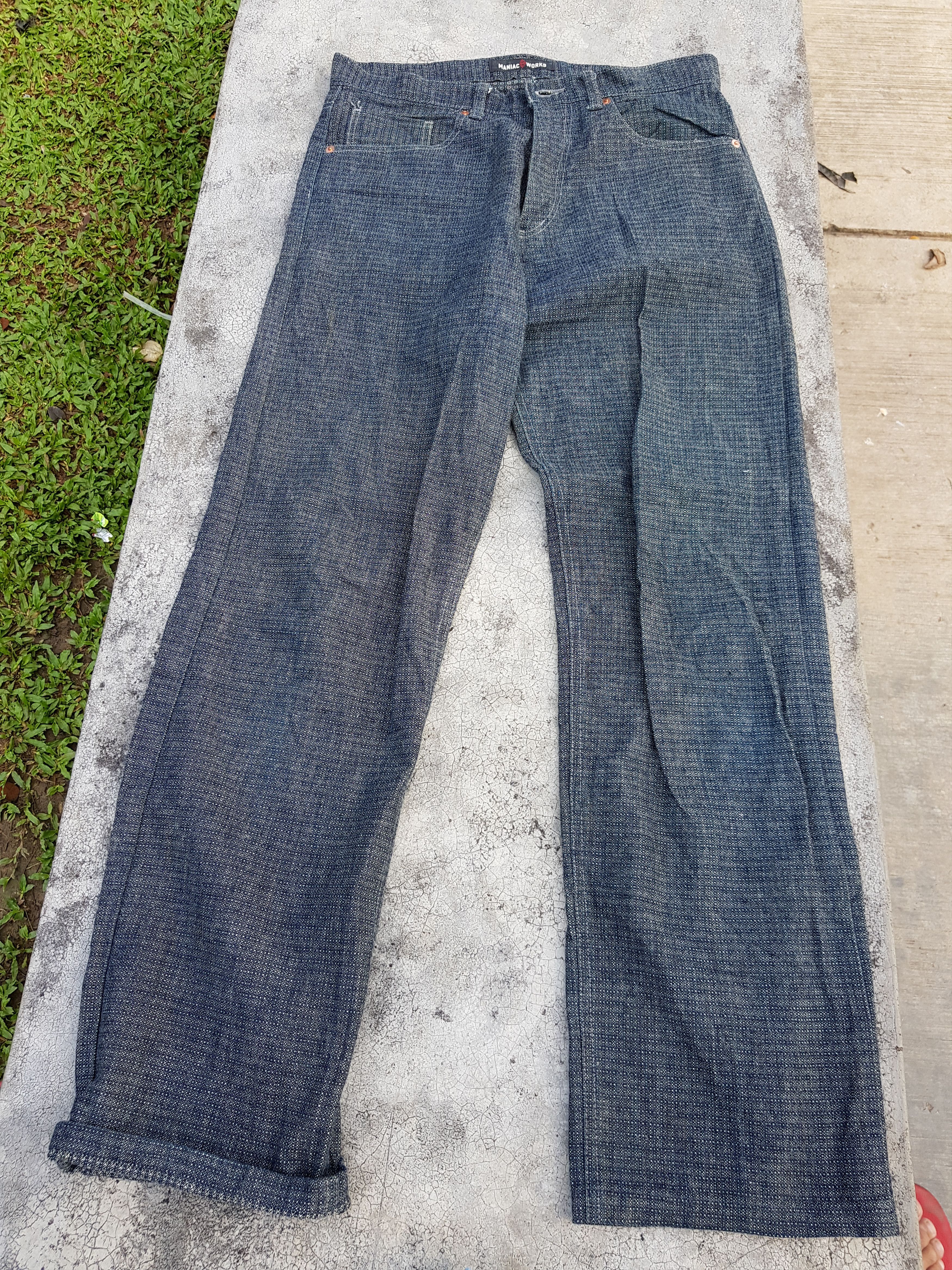 Japanese Brand × KOJIMA GENES Japanese brand Maniac Works denim pants Size US 32 / EU 48 - 1 Thumbnail
