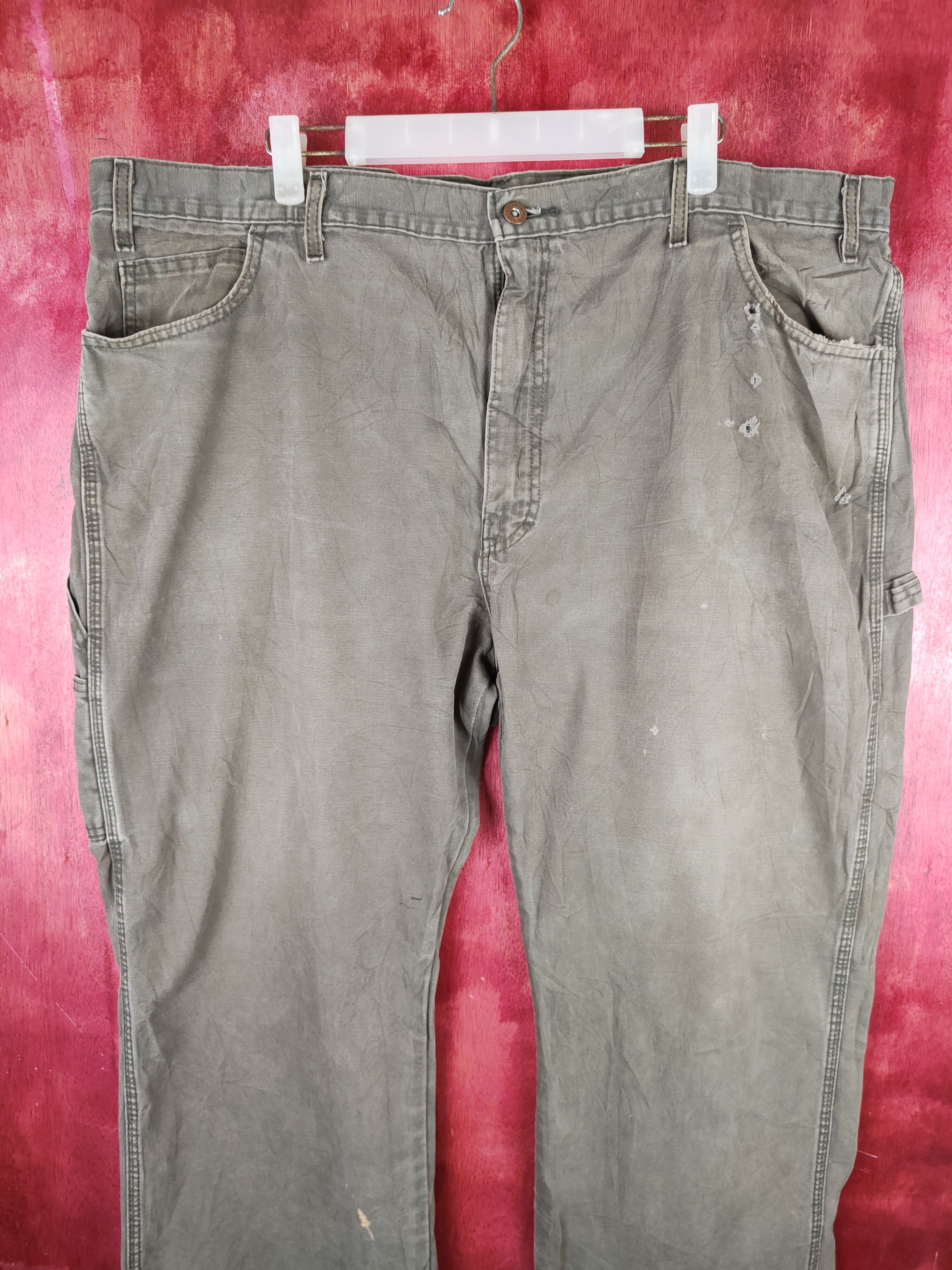 Dickies Dickies Olive Faded Multipocket Tactical Cargo Pants #S777 Size US 44 / EU 60 - 2 Thumbnail