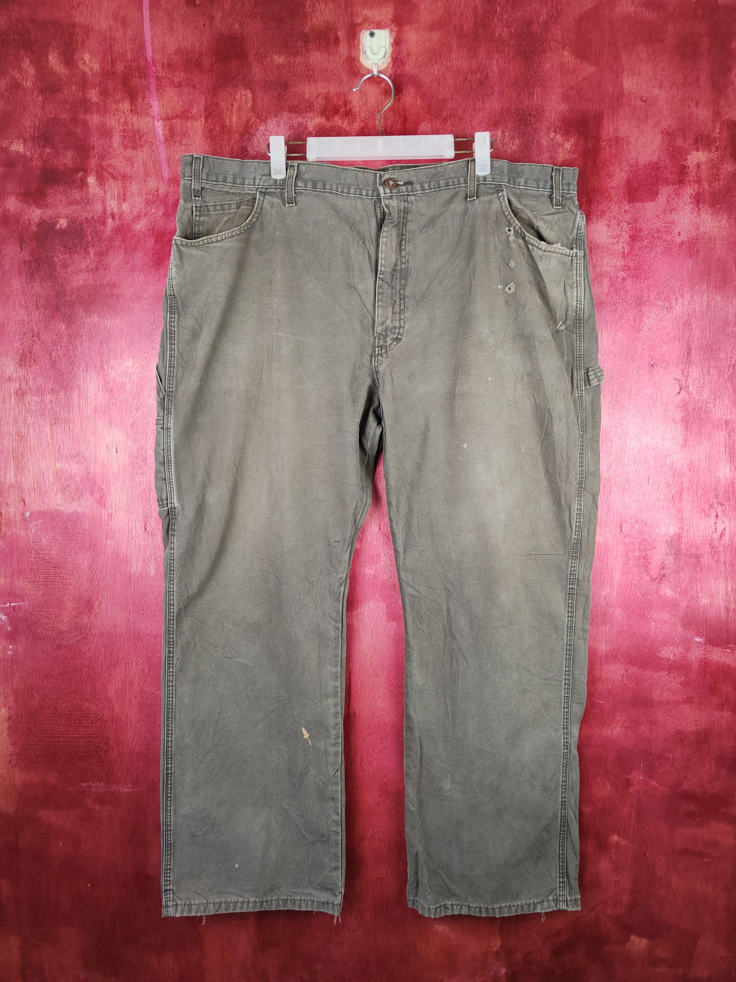 Dickies Dickies Olive Faded Multipocket Tactical Cargo Pants #S777 Size US 44 / EU 60 - 1 Thumbnail