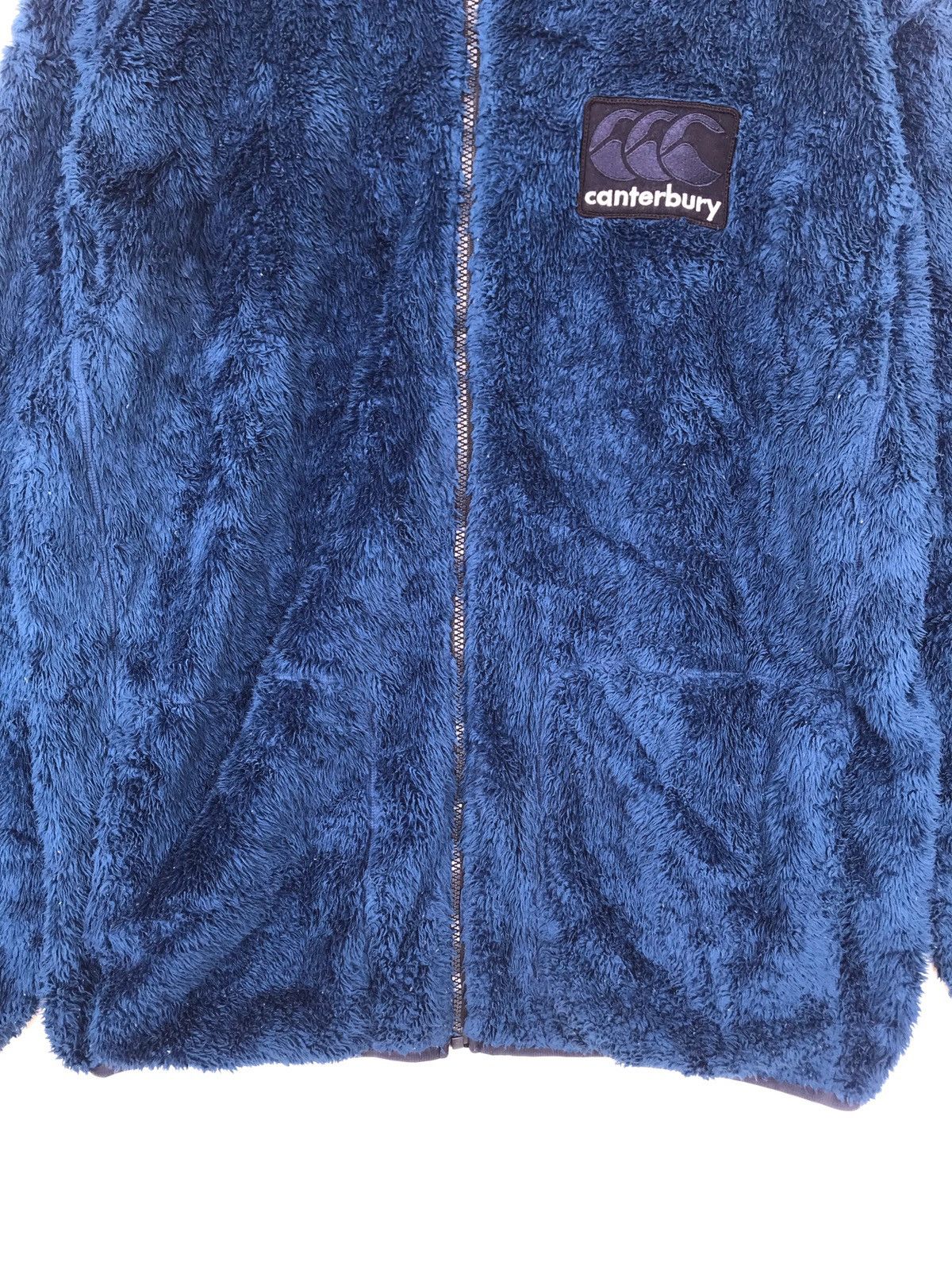 Canterbury of New Zealand Hairy Blue full zipper sweather. Size US XXL / EU 58 / 5 - 2 Thumbnail