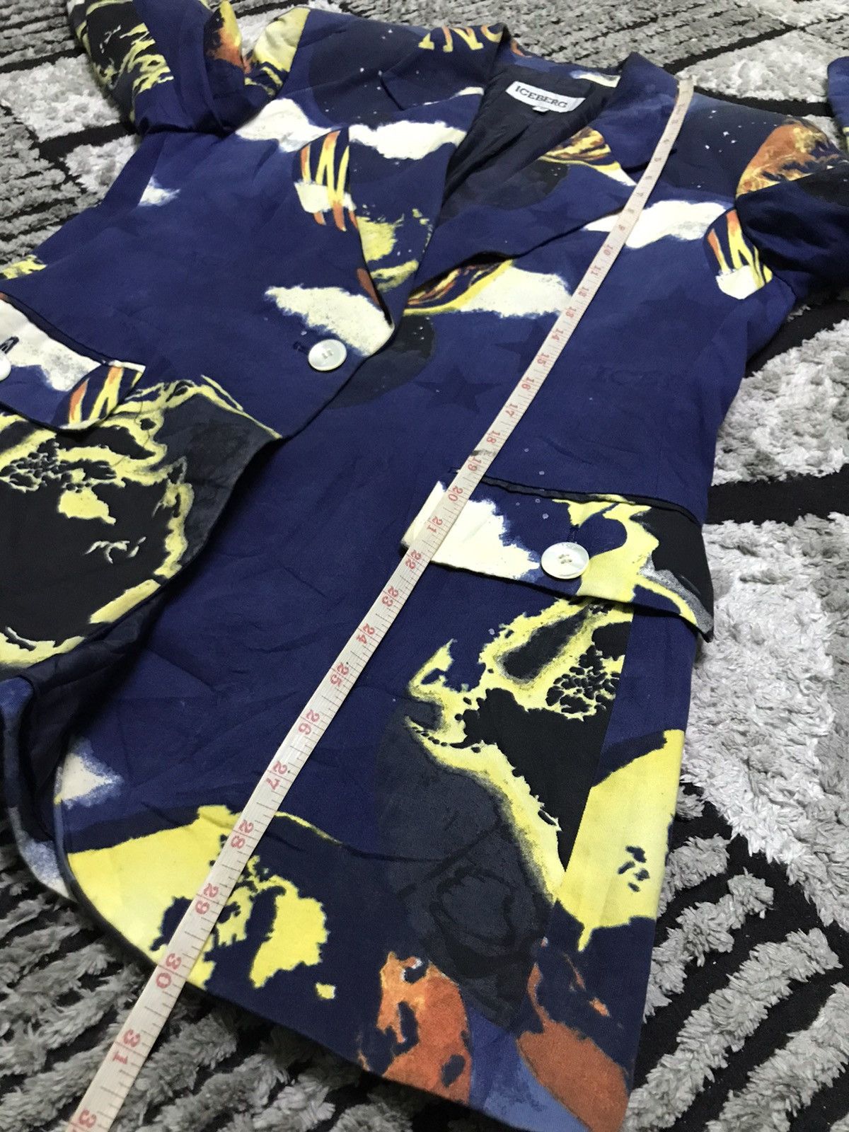 Iceberg 🔥Iceberg fullprint coat jacket Size US XS / EU 42 / 0 - 8 Thumbnail