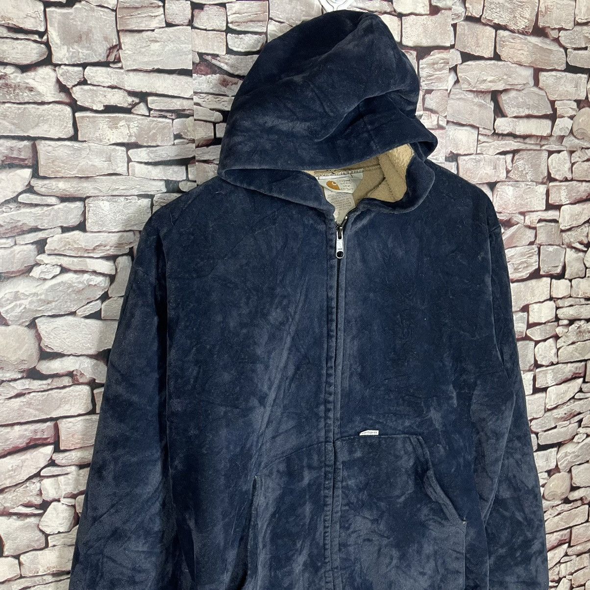 Carhartt vintage carhartt fleece jacket hoodie Size US M / EU 48-50 / 2 - 5 Thumbnail