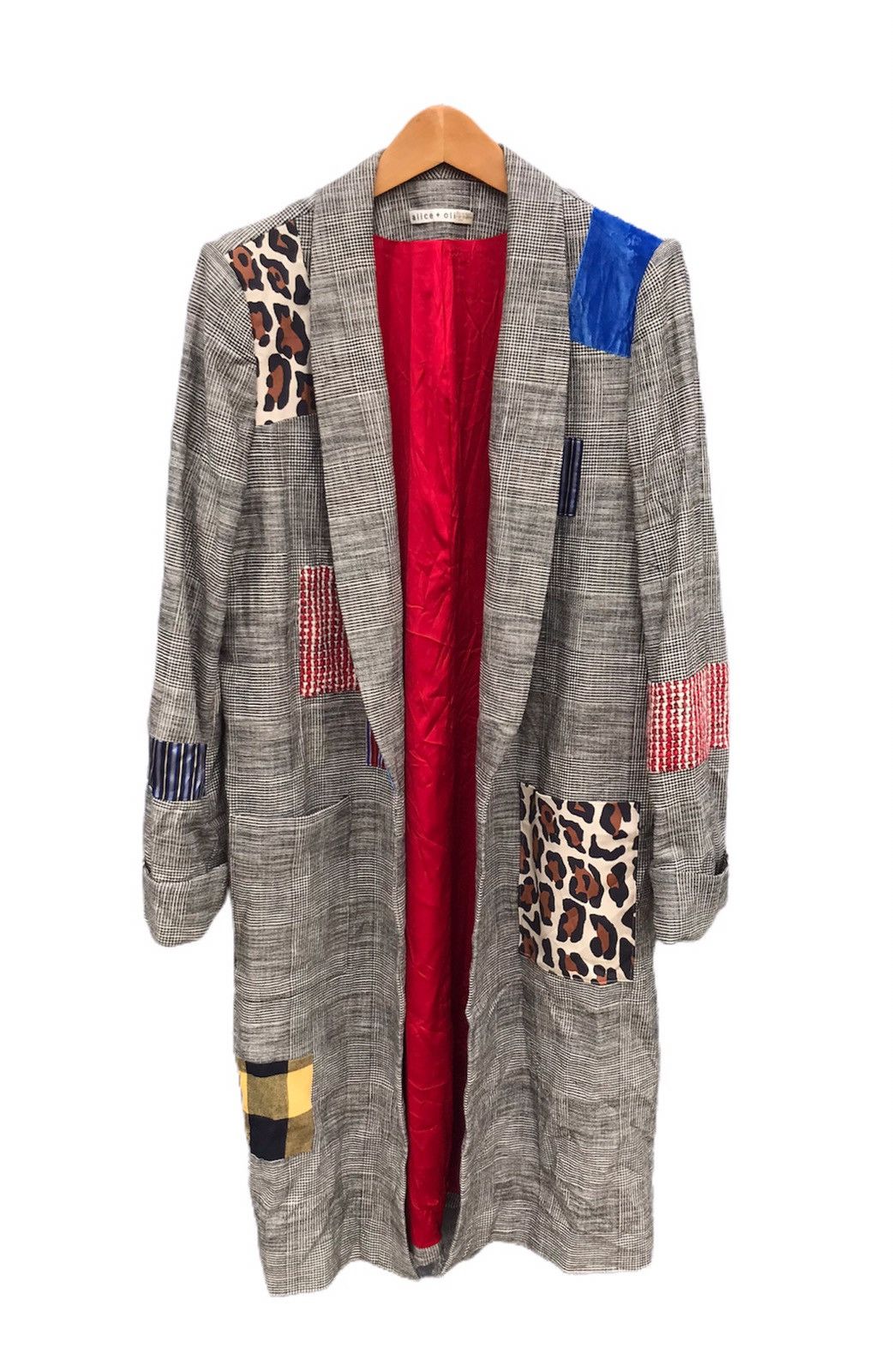 Japanese Brand Alice + Olivia patchwork long jacket Size US M / EU 48-50 / 2 - 1 Thumbnail