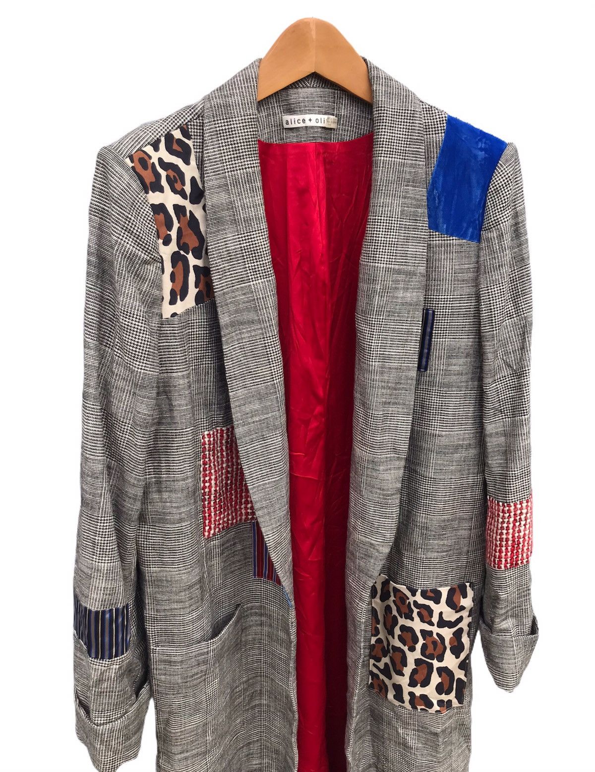 Japanese Brand Alice + Olivia patchwork long jacket Size US M / EU 48-50 / 2 - 3 Thumbnail