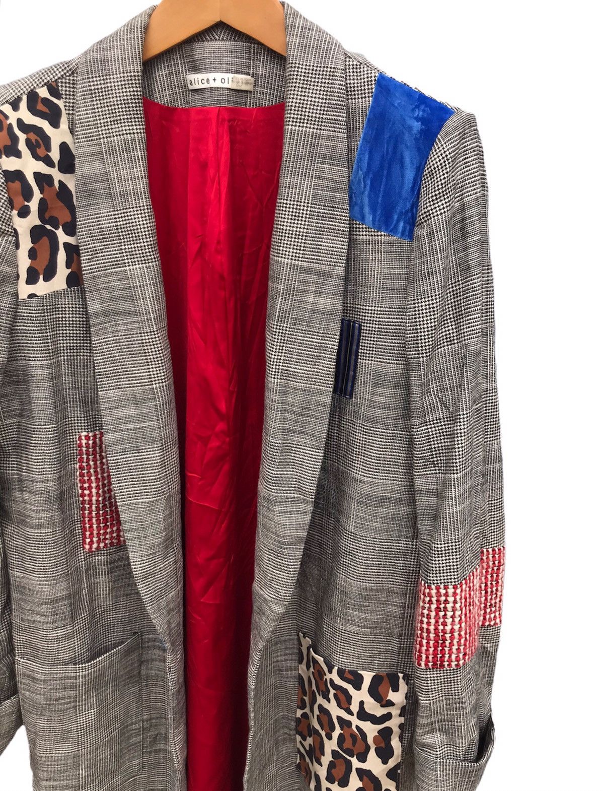 Japanese Brand Alice + Olivia patchwork long jacket Size US M / EU 48-50 / 2 - 4 Thumbnail