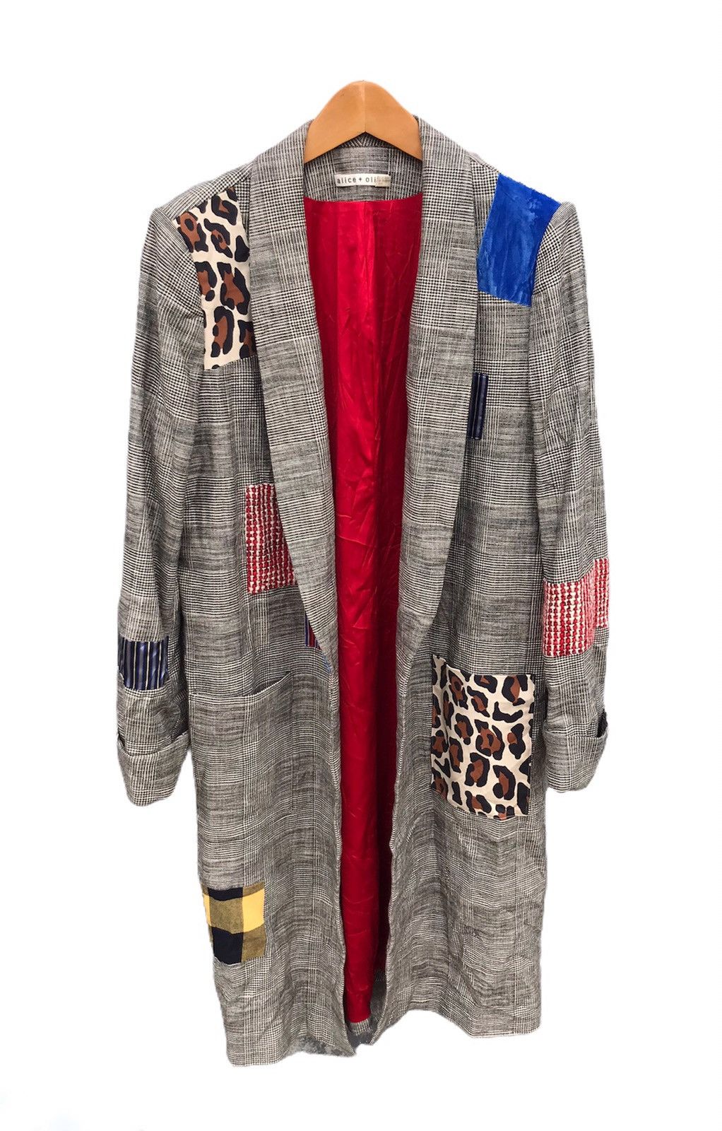 Japanese Brand Alice + Olivia patchwork long jacket Size US M / EU 48-50 / 2 - 2 Thumbnail