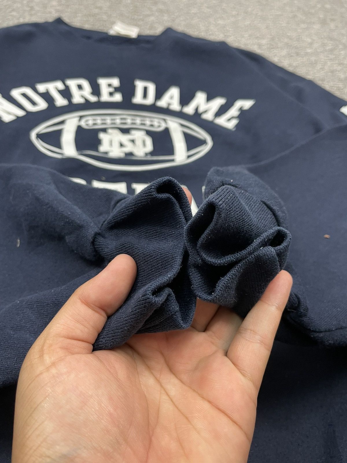 Champion Vintage Champion Sweatshirt Notre Dame Football Oversized Size US XL / EU 56 / 4 - 8 Thumbnail