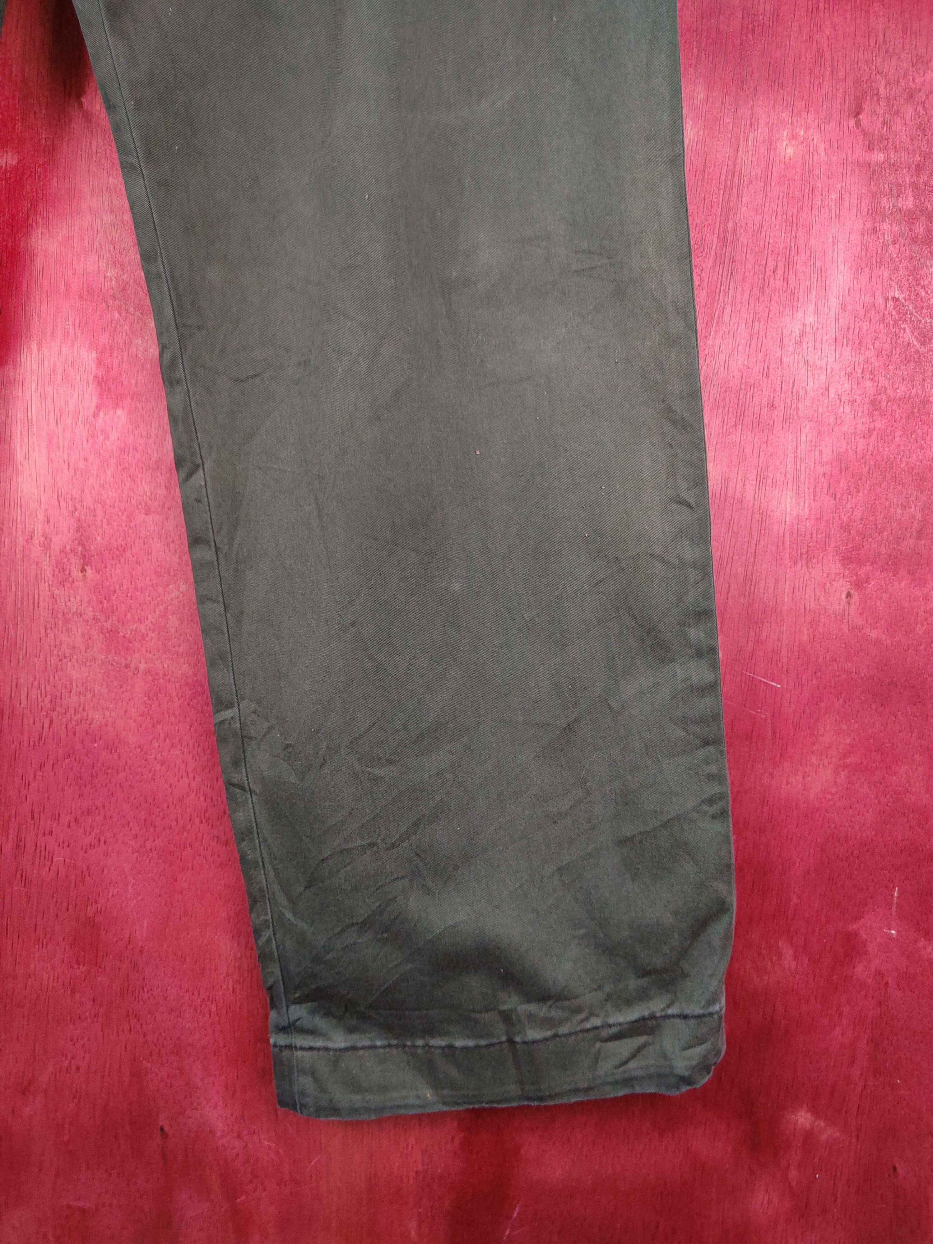 Japanese Brand × Vintage Good Day Dark Olive faded vintage Casual Pants #S819 Size US 32 / EU 48 - 6 Thumbnail