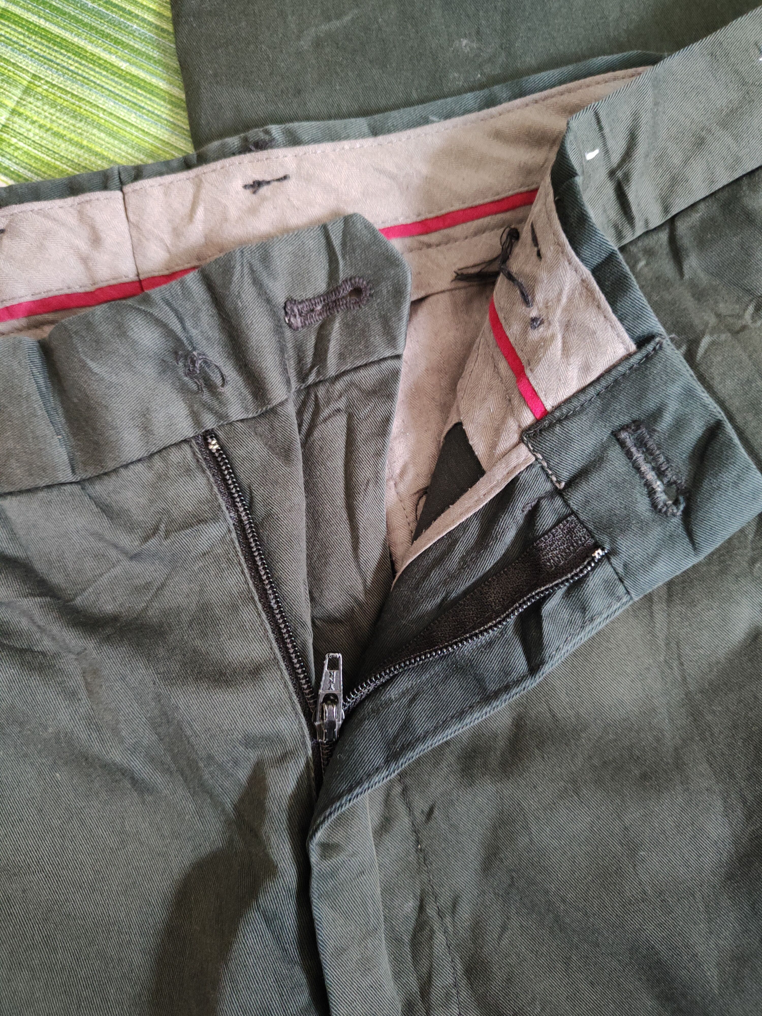 Japanese Brand × Vintage Good Day Dark Olive faded vintage Casual Pants #S819 Size US 32 / EU 48 - 14 Thumbnail