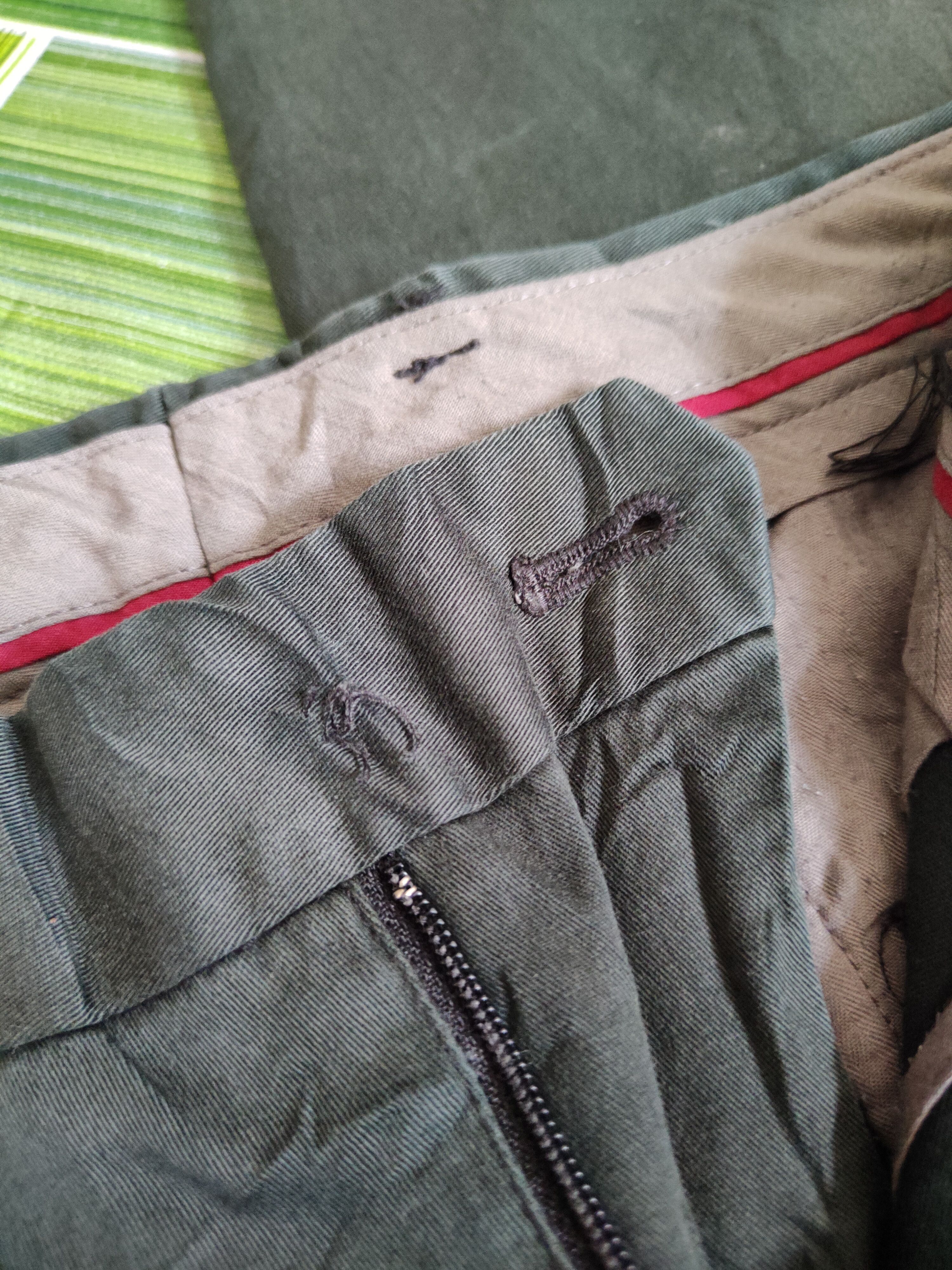 Japanese Brand × Vintage Good Day Dark Olive faded vintage Casual Pants #S819 Size US 32 / EU 48 - 13 Thumbnail