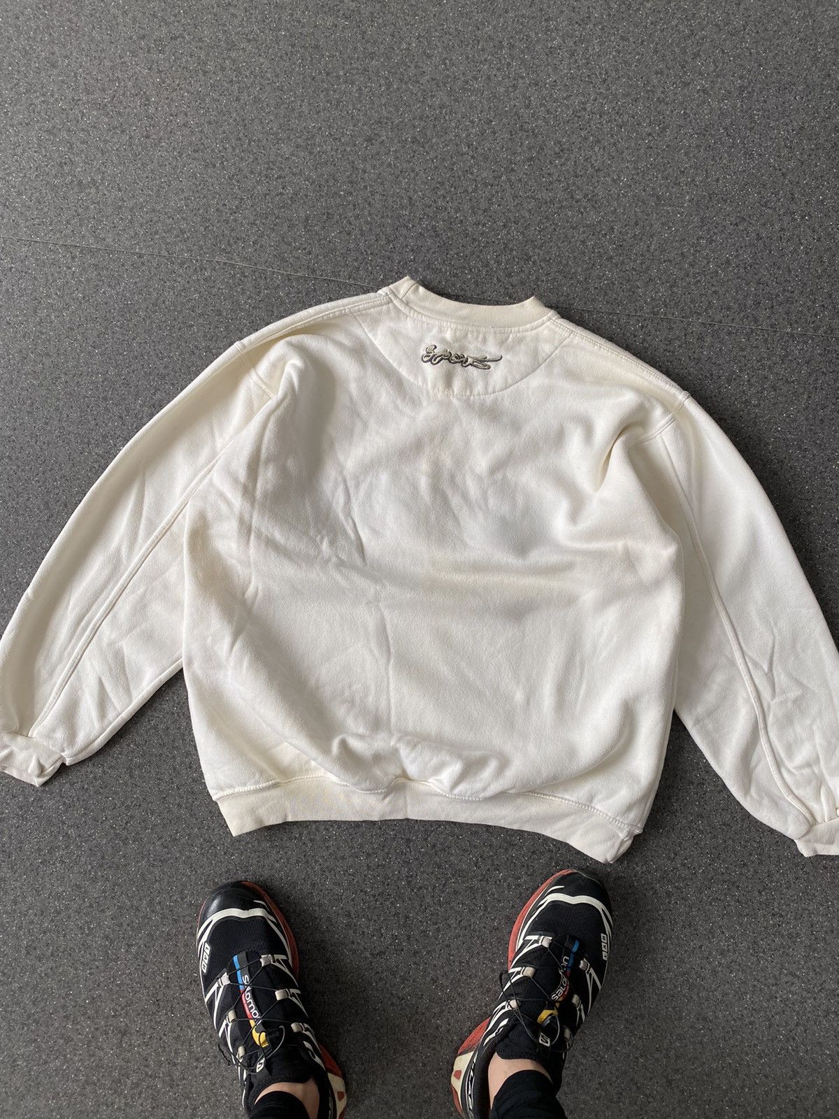 Southpole × Vintage Vintage South Pole Cream Blank Sweatshirt Size US L / EU 52-54 / 3 - 5 Thumbnail