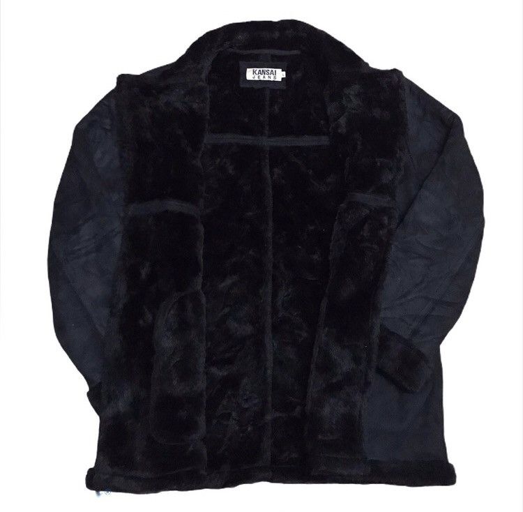 Japanese Brand × Kansai Yamamoto Kansai jeans sherling jacket Size US L / EU 52-54 / 3 - 2 Thumbnail