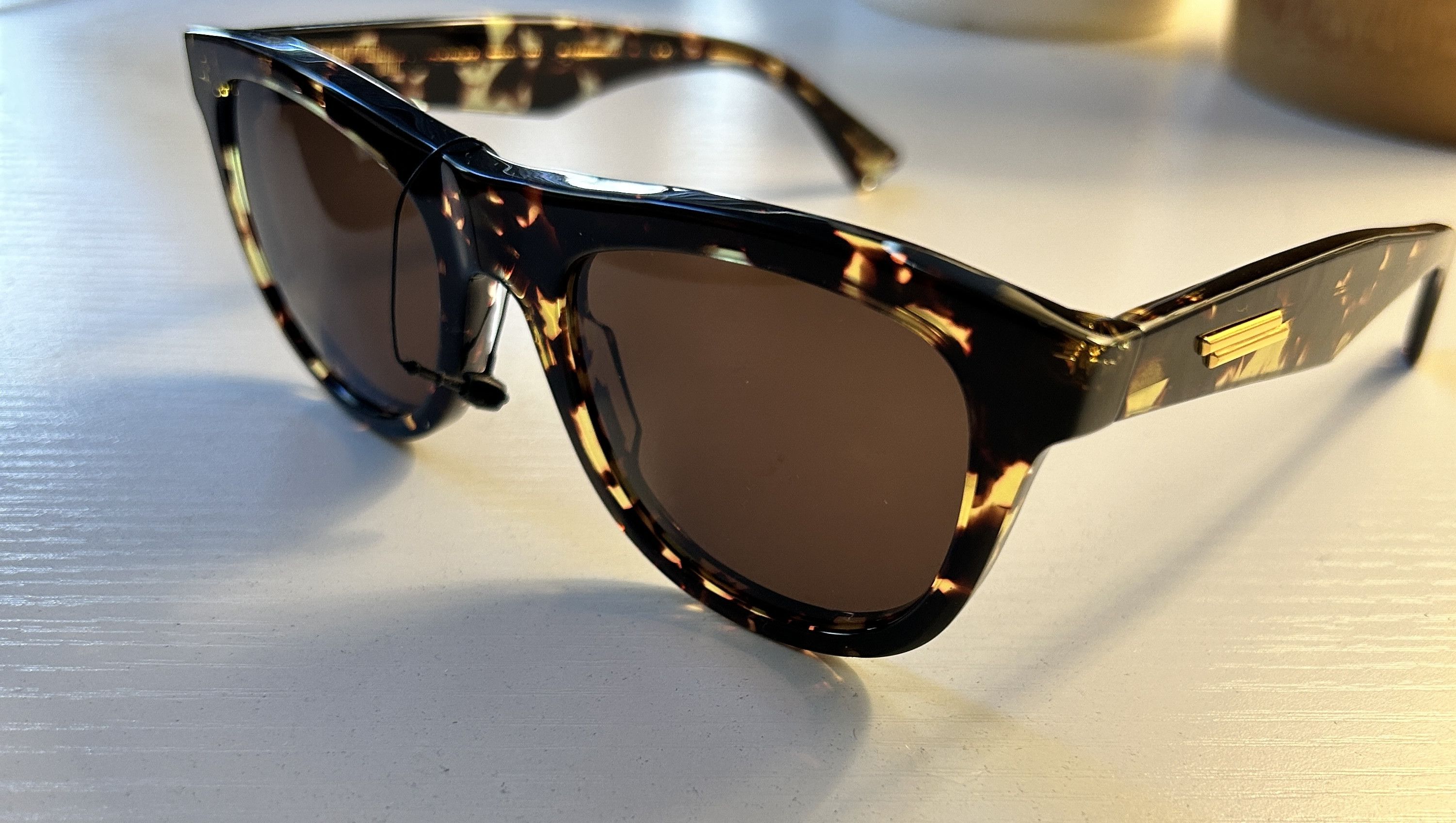 tortoiseshell acetate sunglasses flare havana brown