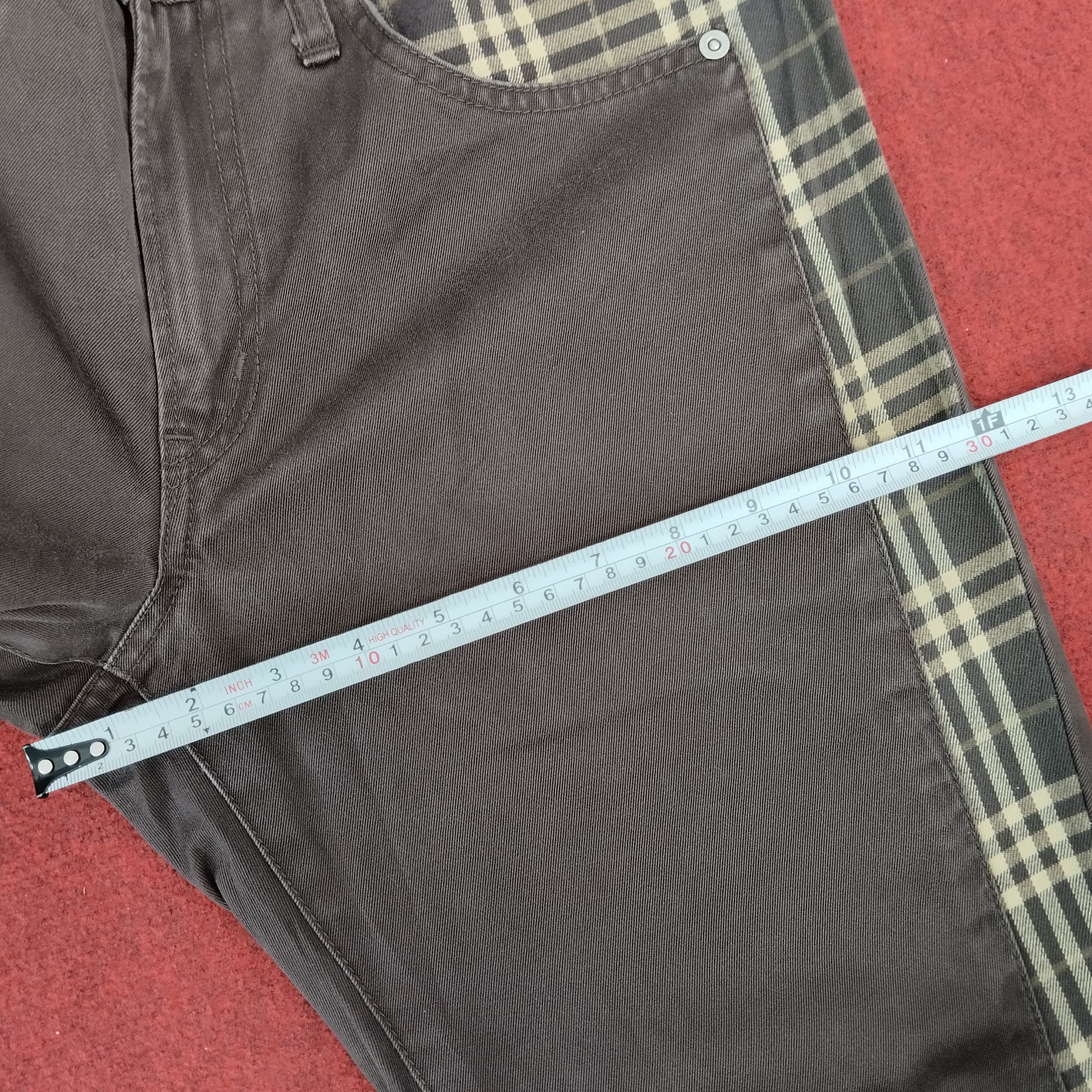 Burberry × Vintage Burberry London Blue Label Nova Check Trousers Pants Size US 31 - 15 Thumbnail