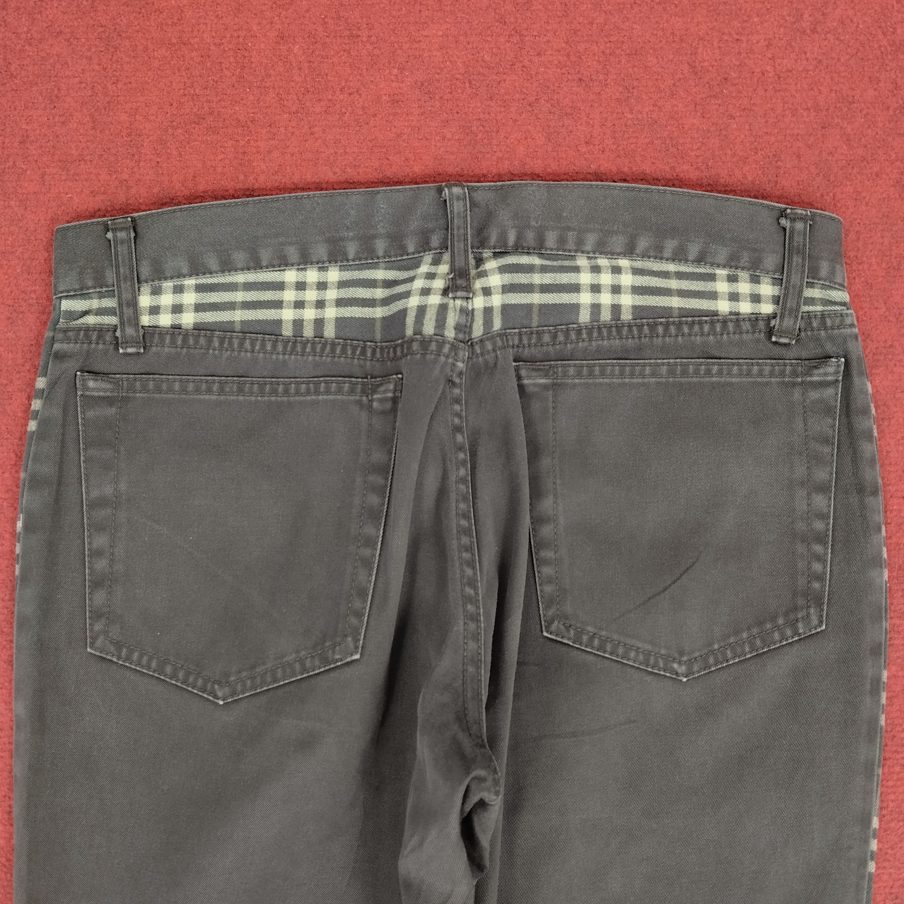Burberry × Vintage Burberry London Blue Label Nova Check Trousers Pants Size US 31 - 5 Thumbnail