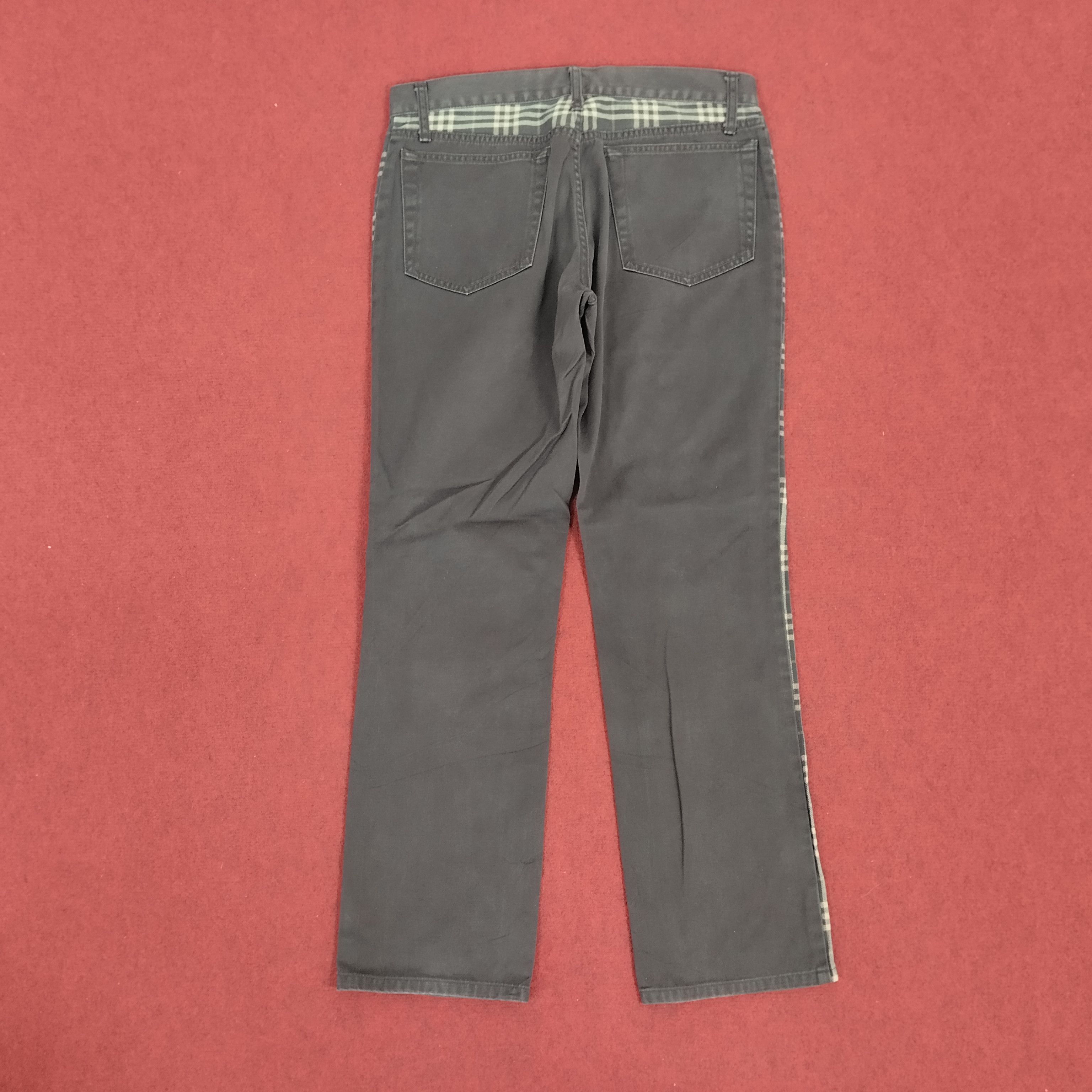 Burberry × Vintage Burberry London Blue Label Nova Check Trousers Pants Size US 31 - 4 Thumbnail