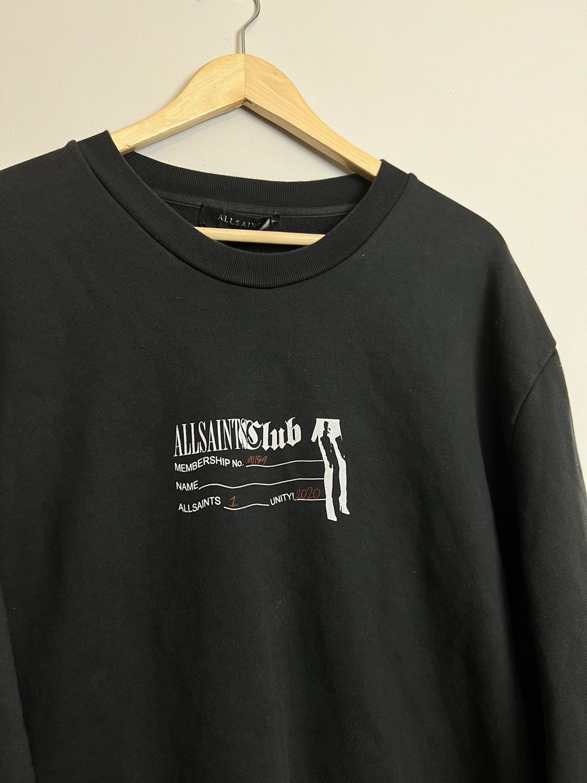 Allsaints Rare Allsaints 2020 Club Crewneck like Rick Owens SLP Size US L / EU 52-54 / 3 - 2 Thumbnail