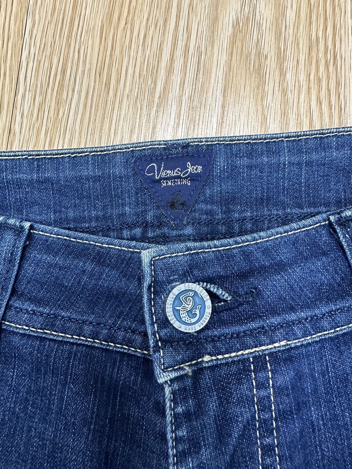 Edwin × If Six Was Nine × Japanese Brand VIENUS JEANS BY EDWIN FLARE WOMEN DENIM W16 Size 28" / US 6 / IT 42 - 7 Thumbnail