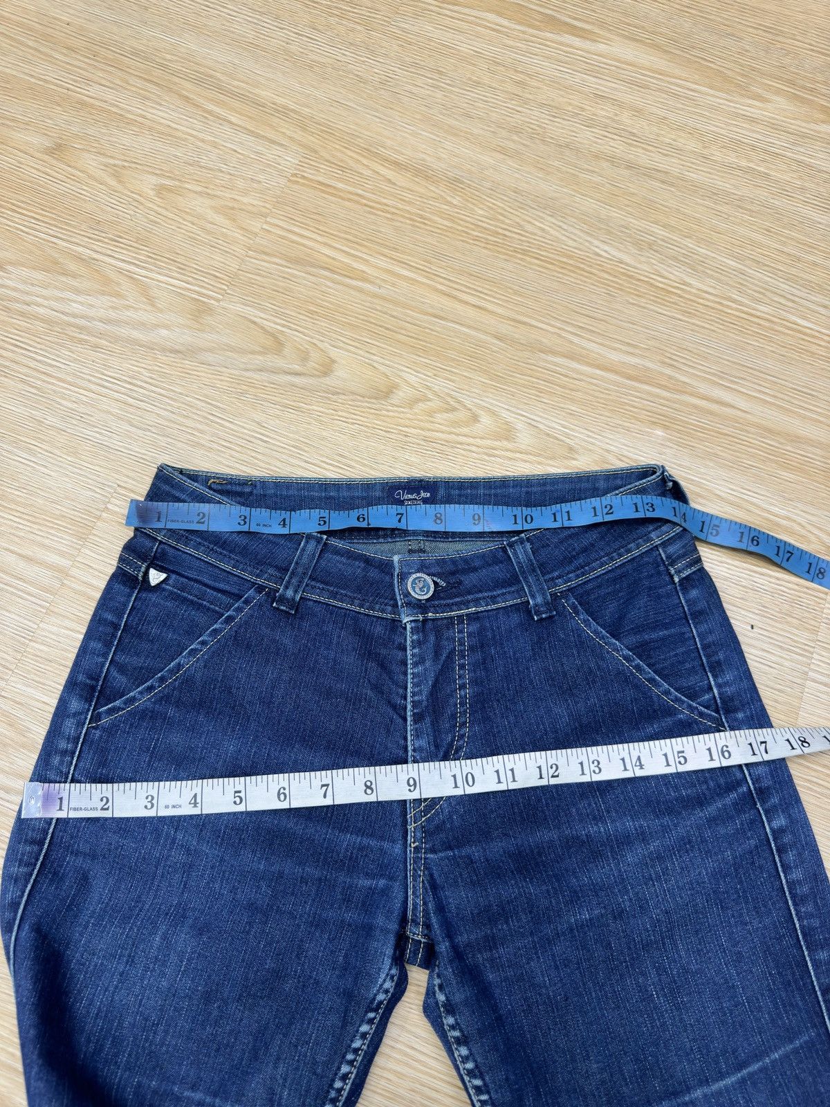 Edwin × If Six Was Nine × Japanese Brand VIENUS JEANS BY EDWIN FLARE WOMEN DENIM W16 Size 28" / US 6 / IT 42 - 3 Thumbnail