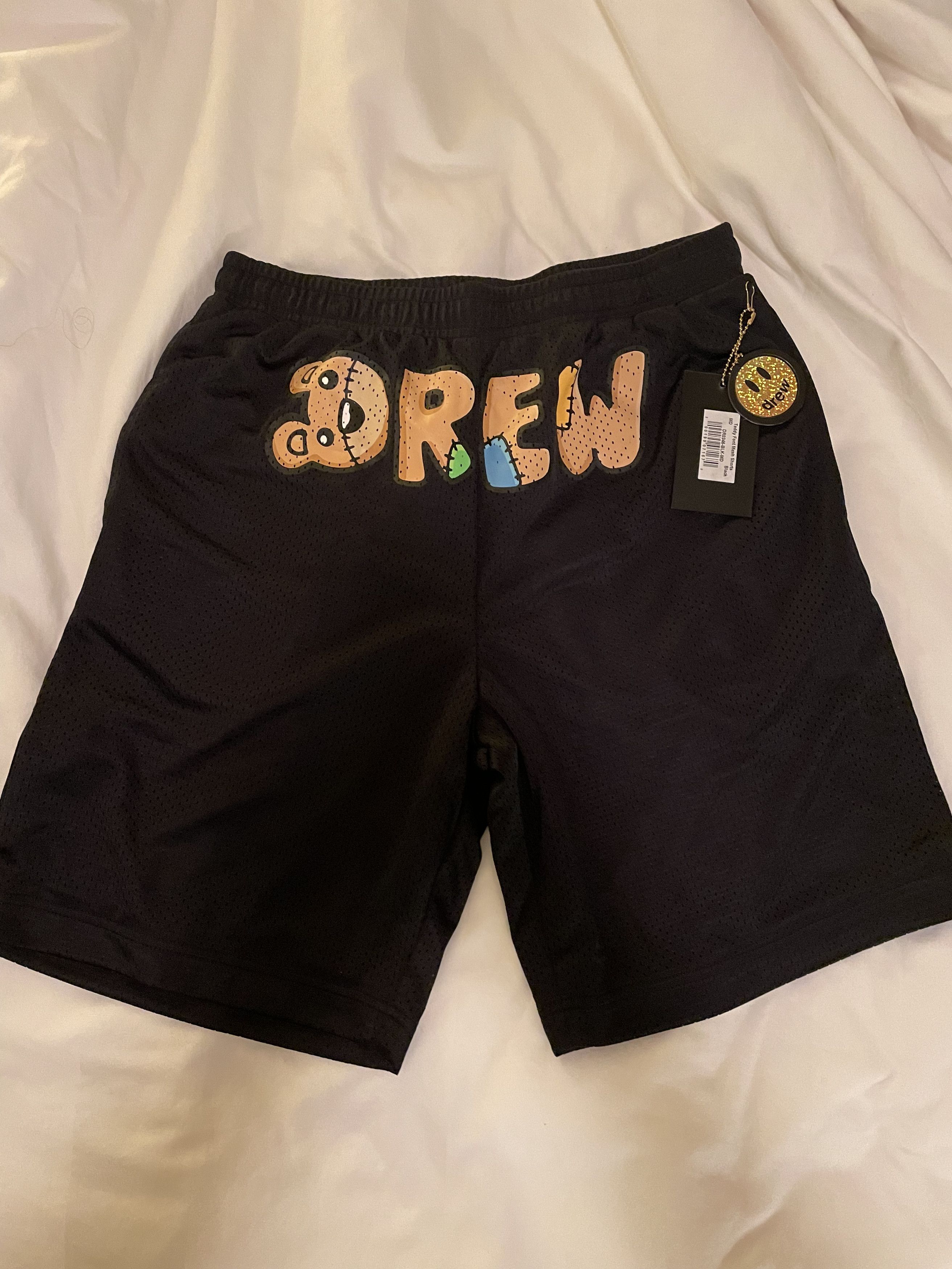 Drew House Drew House - Teddy Font Mesh Shorts - MEDIUM Size US 32 / EU 48 - 5 Thumbnail
