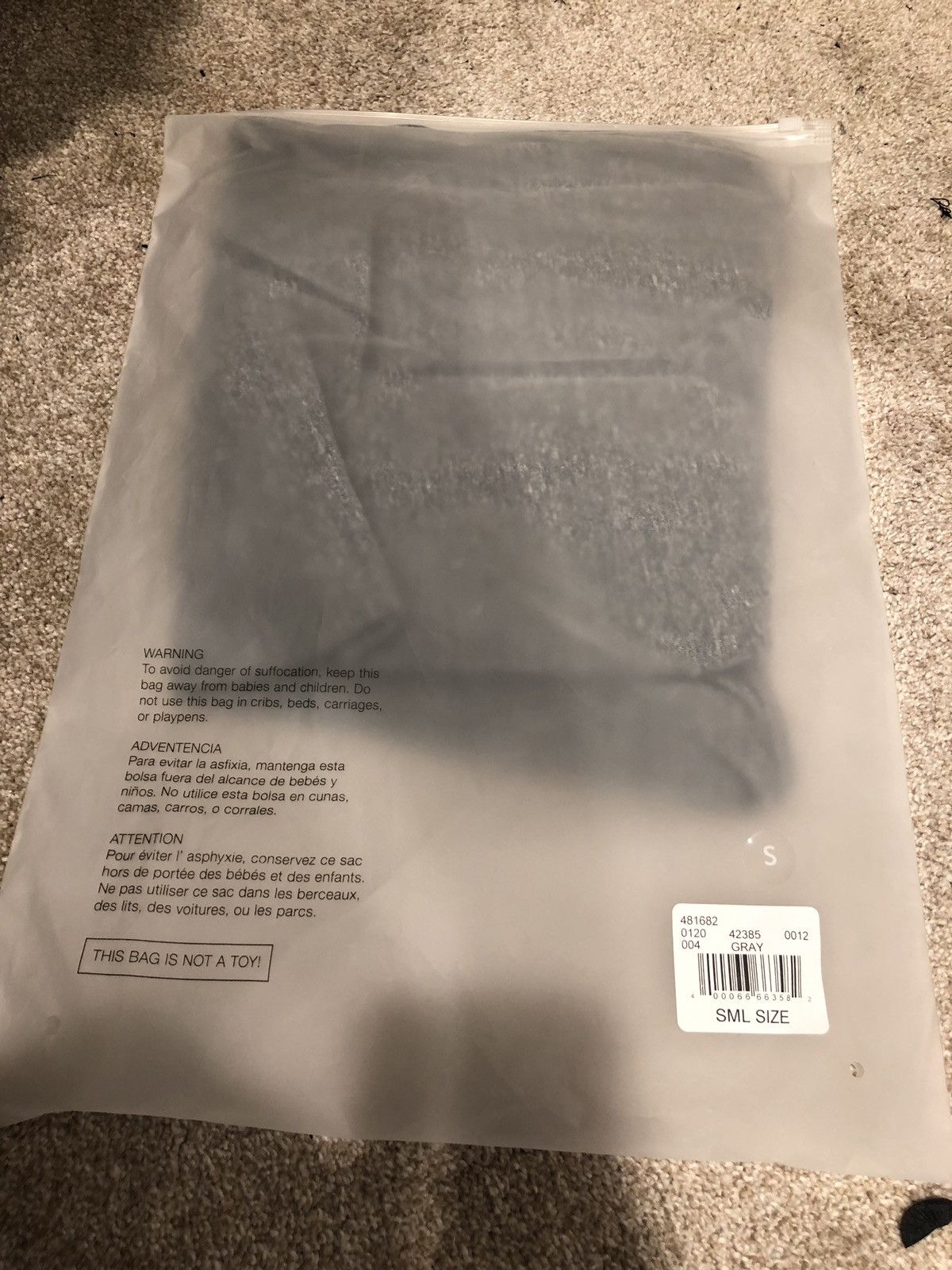 Fear of God FOG ESSENTIALS - Boxy Tee - Grey - Small Size US S / EU 44-46 / 1 - 2 Thumbnail