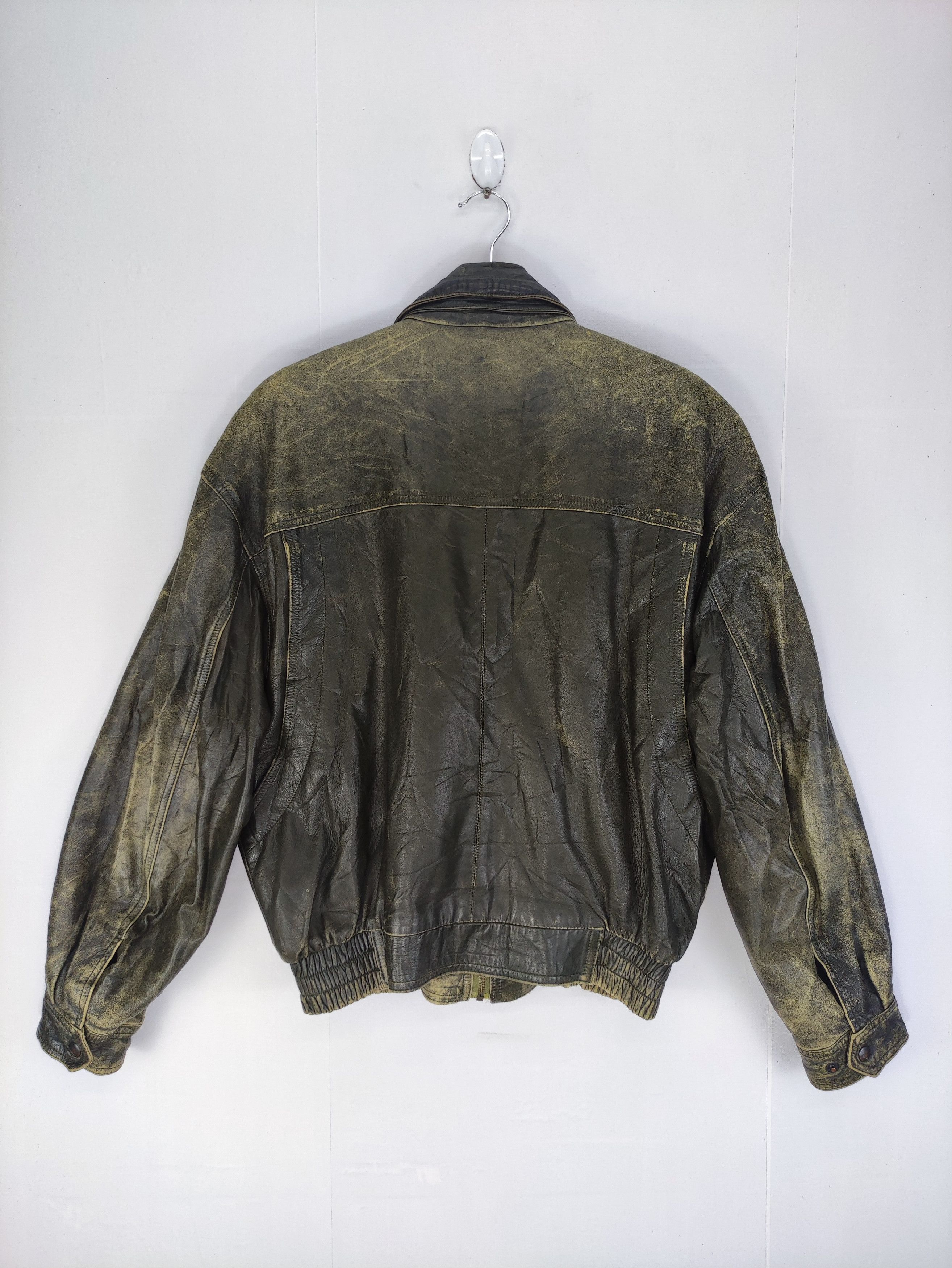 Leather Vintage Takagi Fur Leather Jacket Zipper Size US L / EU 52-54 / 3 - 15 Thumbnail