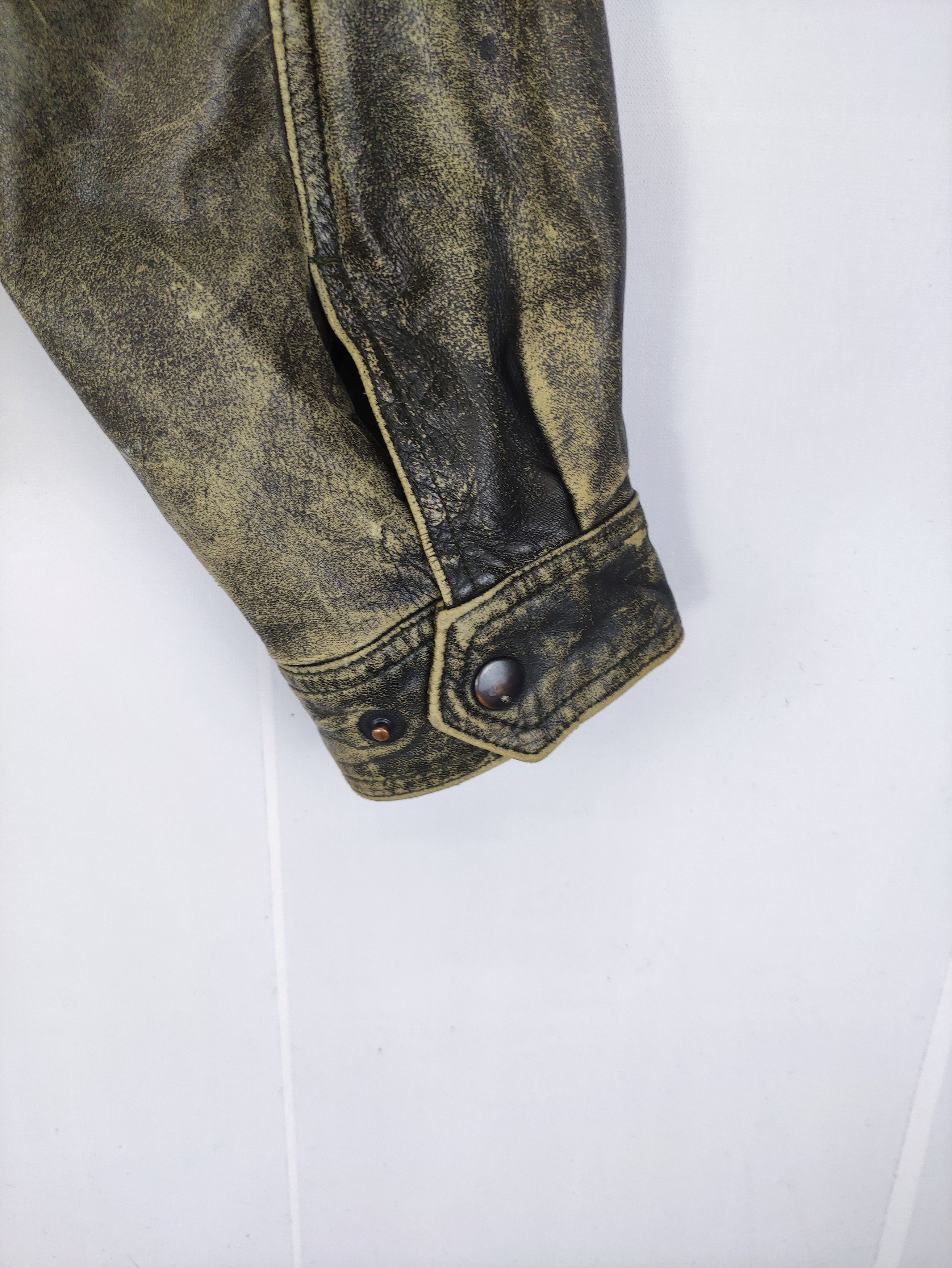 Leather Vintage Takagi Fur Leather Jacket Zipper Size US L / EU 52-54 / 3 - 14 Thumbnail