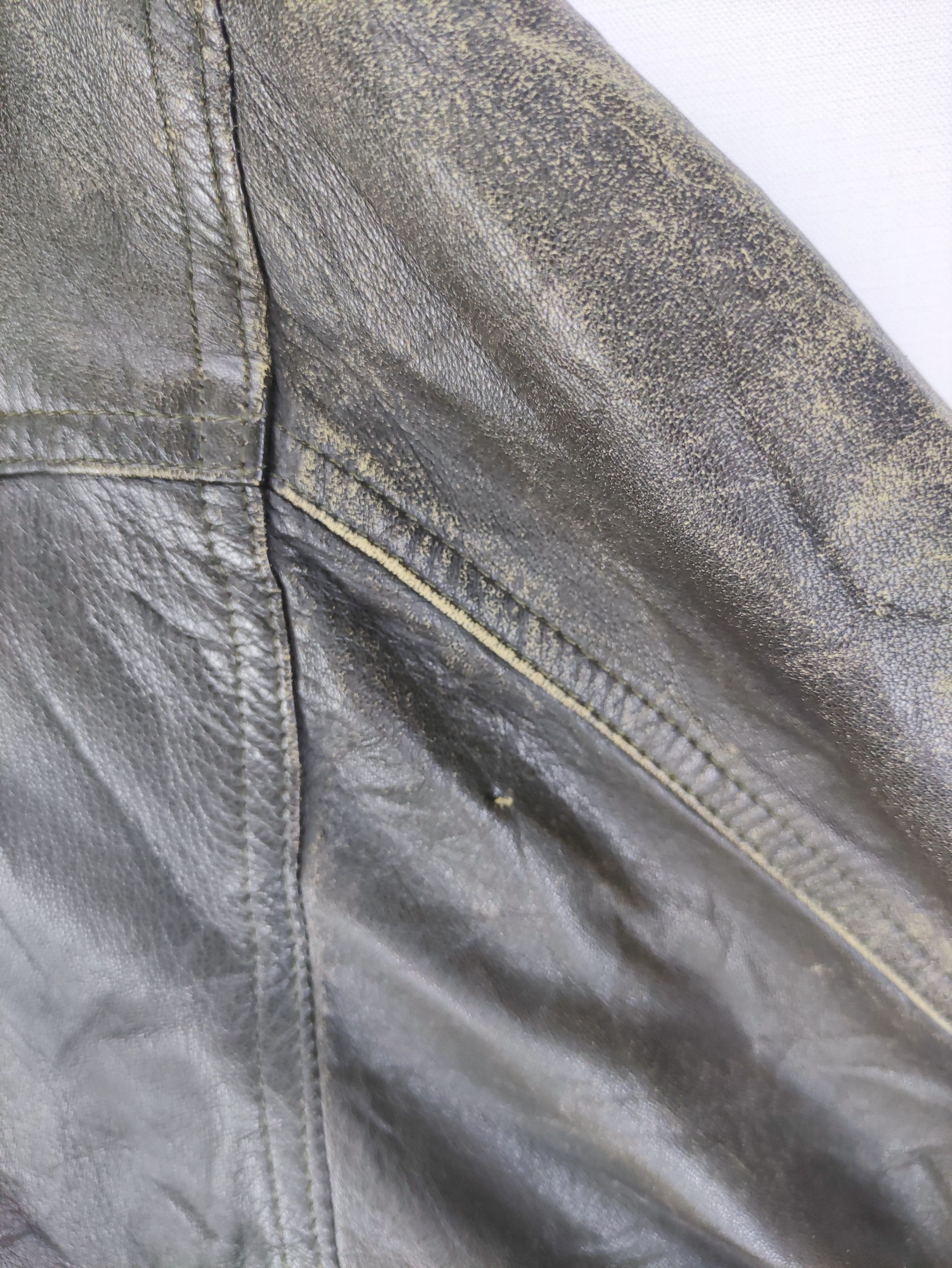 Leather Vintage Takagi Fur Leather Jacket Zipper Size US L / EU 52-54 / 3 - 5 Thumbnail