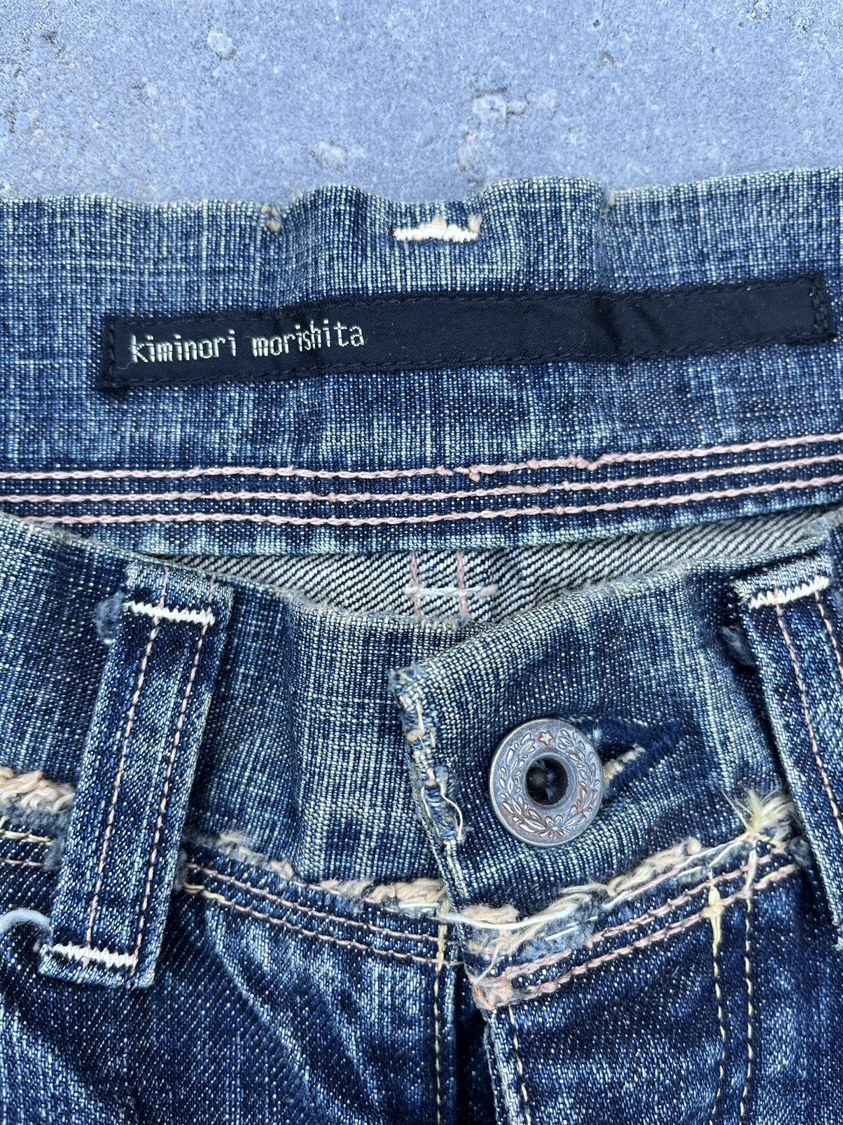 Kiminori Morishita Kiminori Morishita Distressed Denim Size US 30 / EU 46 - 6 Thumbnail
