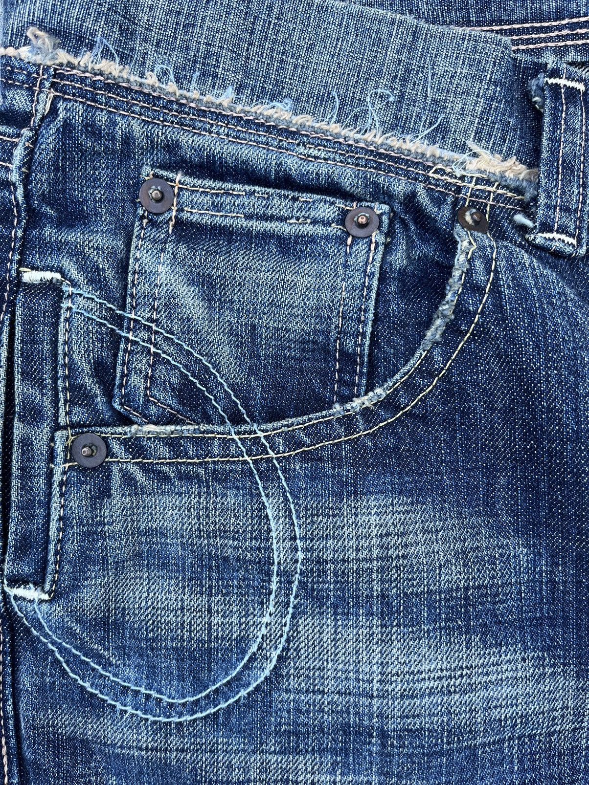Kiminori Morishita Kiminori Morishita Distressed Denim Size US 30 / EU 46 - 4 Thumbnail