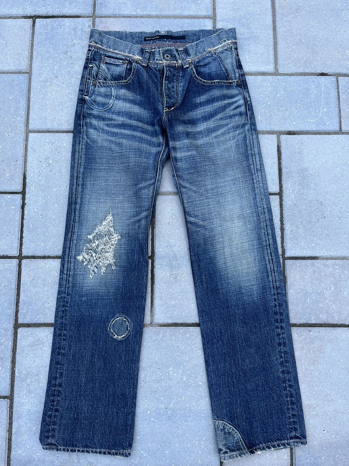 Kiminori Morishita Kiminori Morishita Distressed Denim Size US 30 / EU 46 - 1 Thumbnail