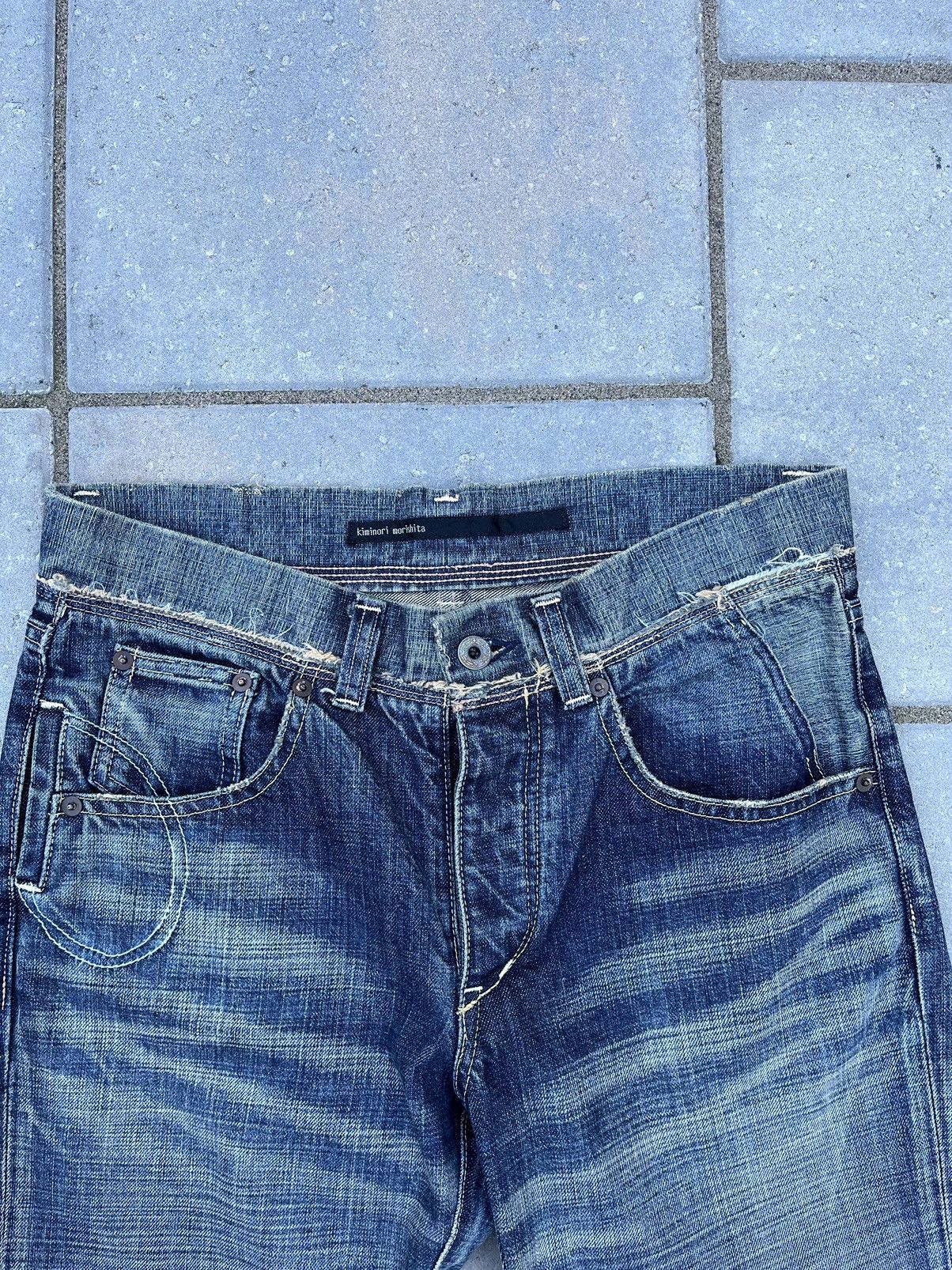 Kiminori Morishita Kiminori Morishita Distressed Denim Size US 30 / EU 46 - 5 Thumbnail