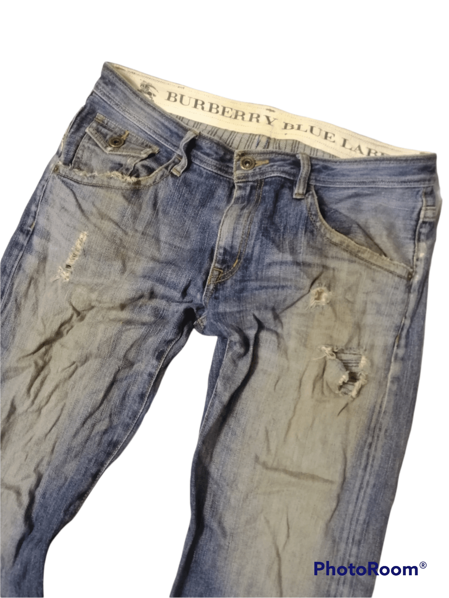 Burberry Burberry Checked Jeans Distressed Straight Fit Size US 34 / EU 50 - 3 Thumbnail