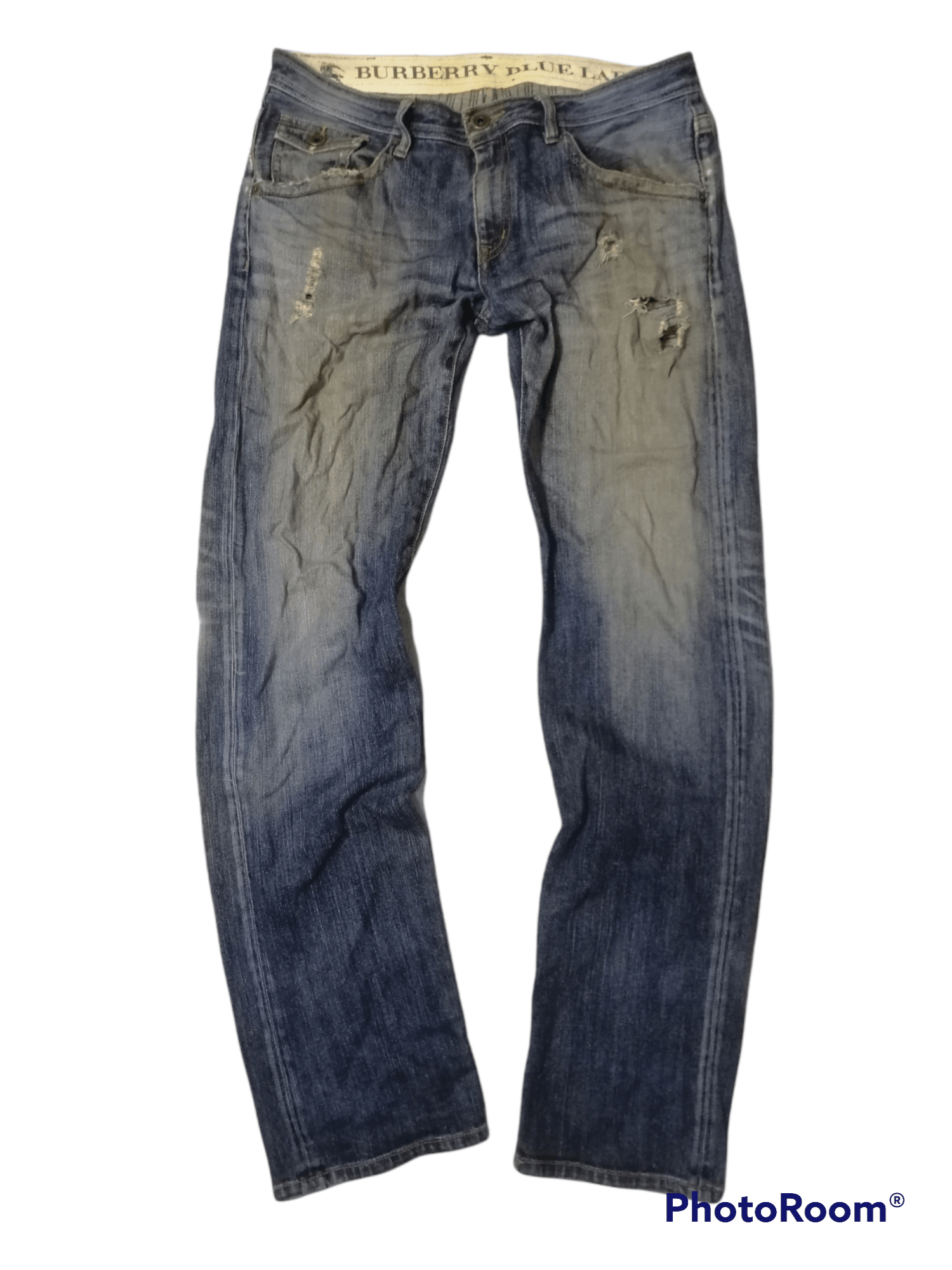 Burberry Burberry Checked Jeans Distressed Straight Fit Size US 34 / EU 50 - 2 Thumbnail