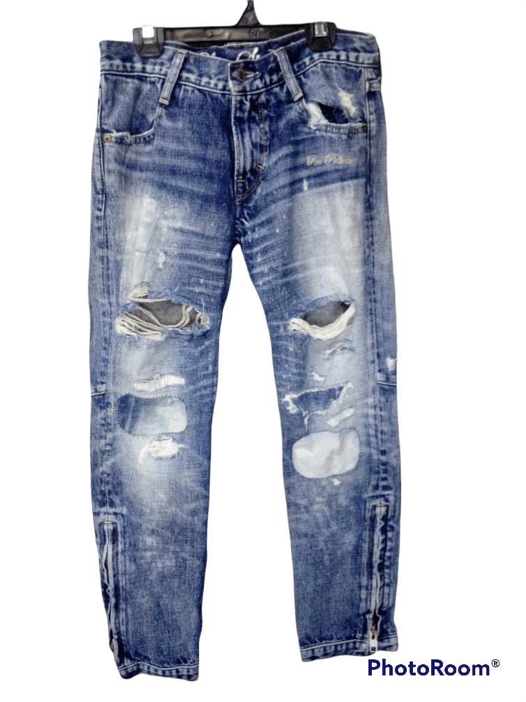 Japanese Brand Kapital Design RNA Japanese Brand Distressed Skknny Size US 29 - 1 Thumbnail