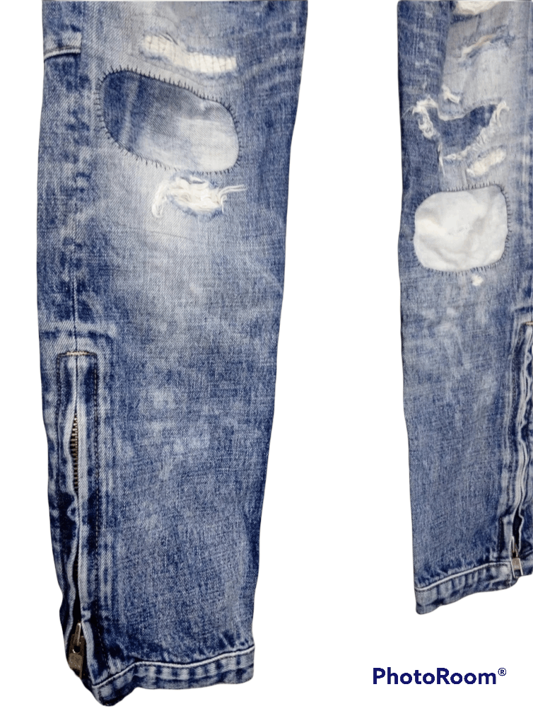 Japanese Brand Kapital Design RNA Japanese Brand Distressed Skknny Size US 29 - 4 Thumbnail