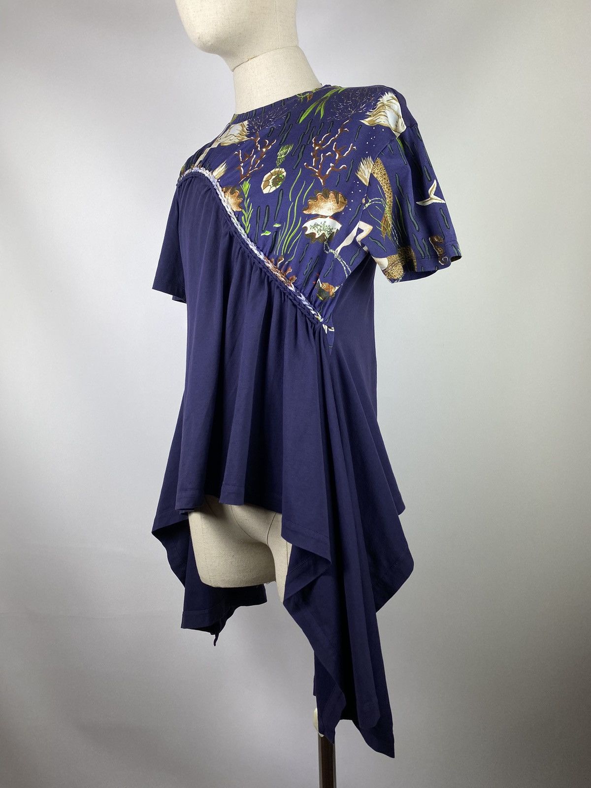 Loewe Loewe Paula’s Ibiza women printed mermaid assymetric t shirt Size M / US 6-8 / IT 42-44 - 5 Thumbnail