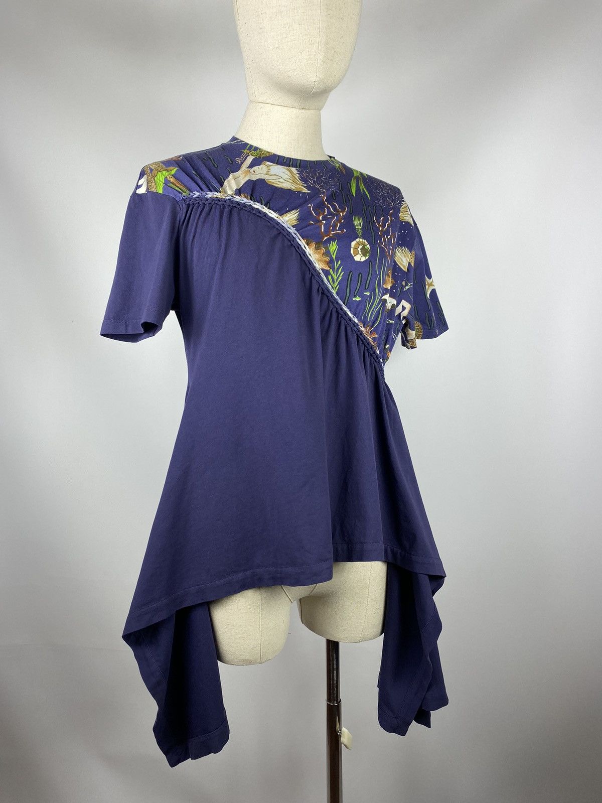Loewe Loewe Paula’s Ibiza women printed mermaid assymetric t shirt Size M / US 6-8 / IT 42-44 - 1 Thumbnail